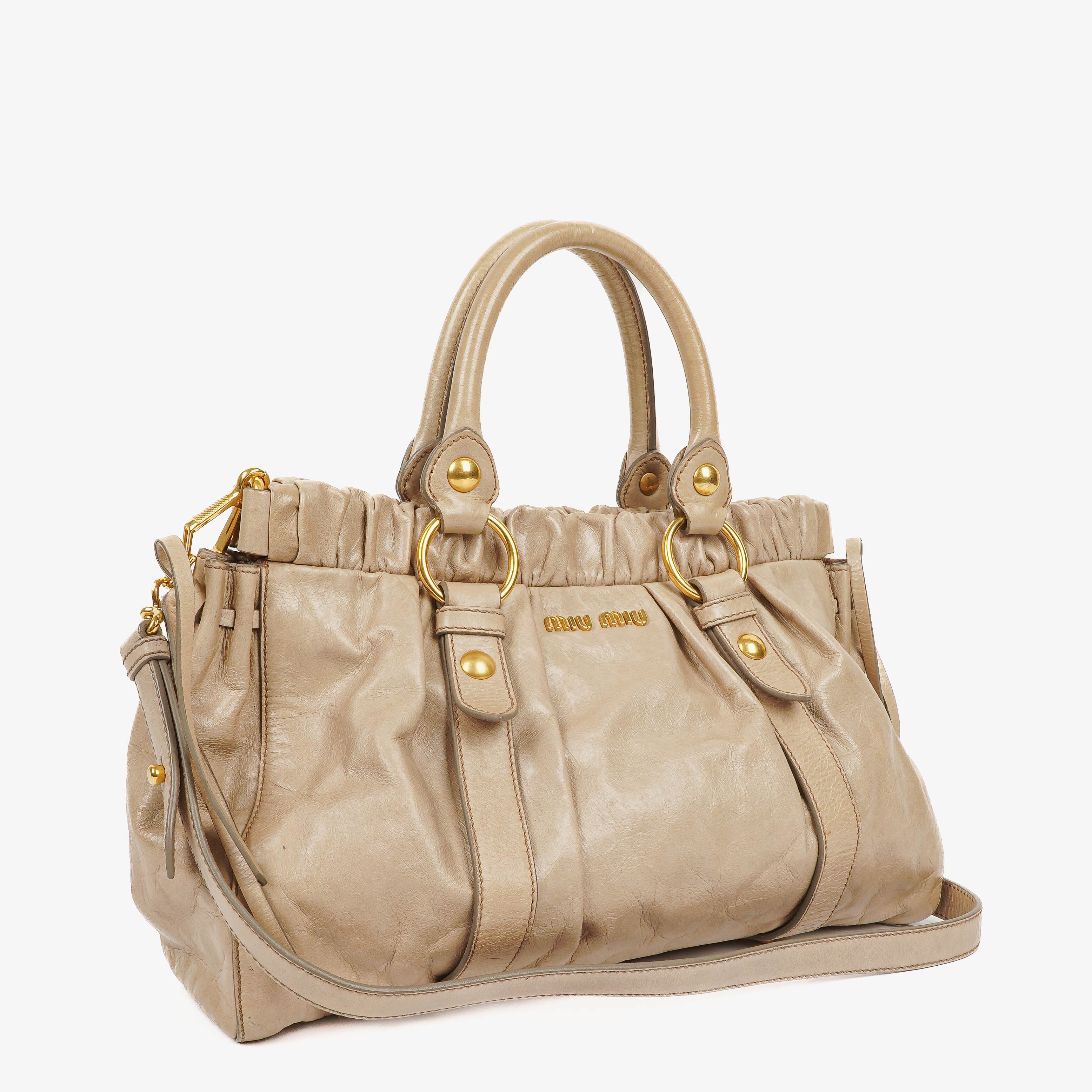Miu Miu Vitello Satchel Bag