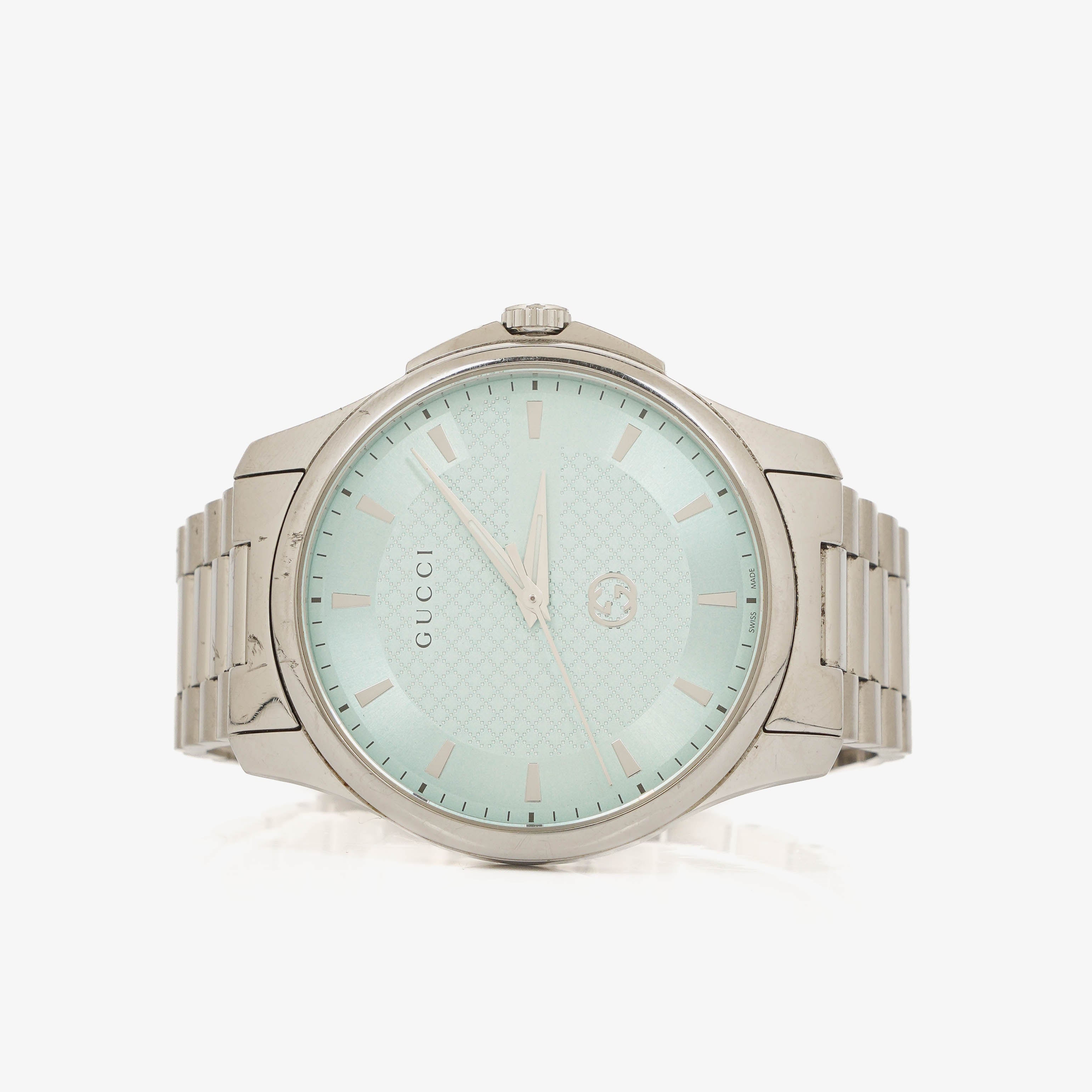 Gucci G-Timeless 42mm Stainless Steel Watch