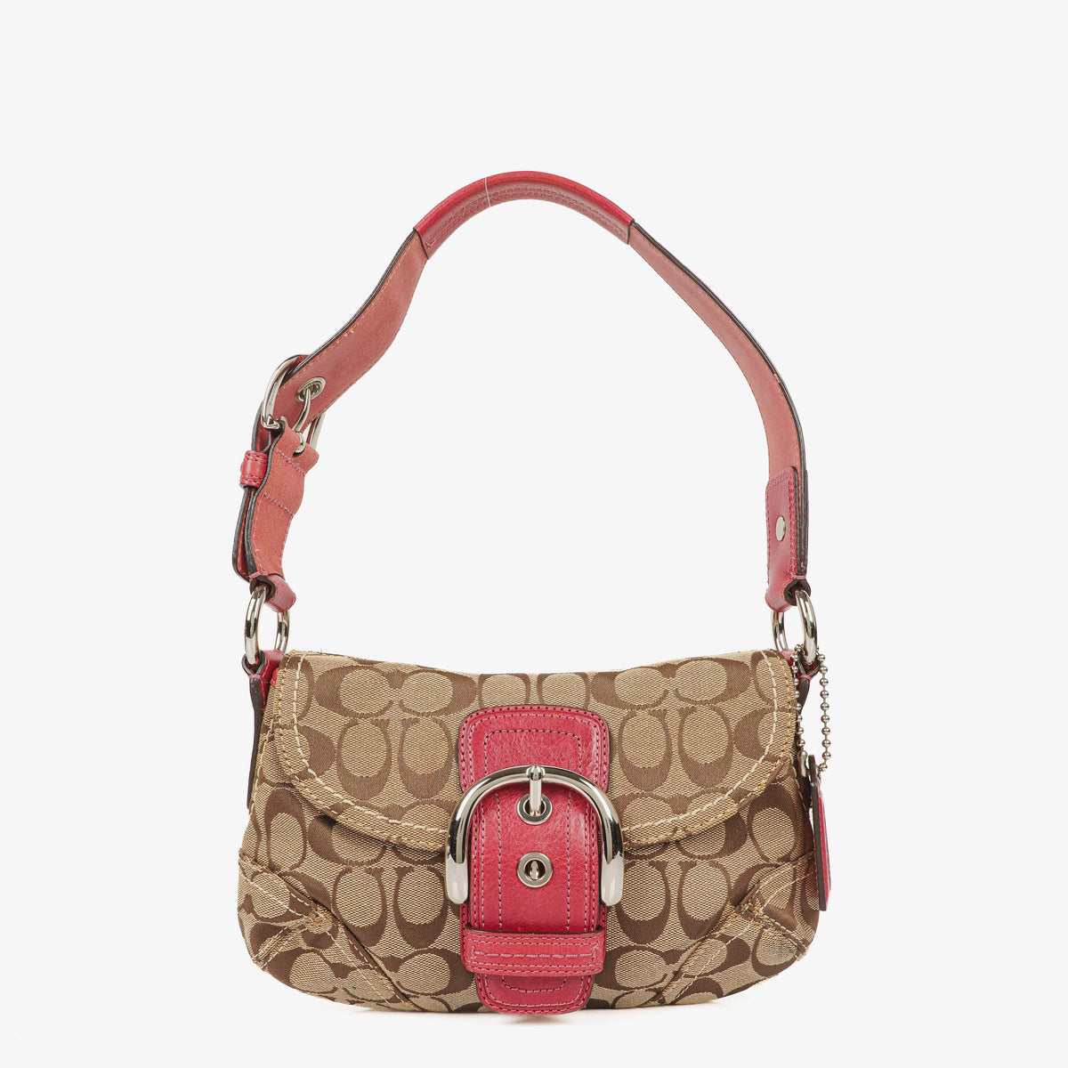 Coach Soho Signature Pink Shoulder Bag
