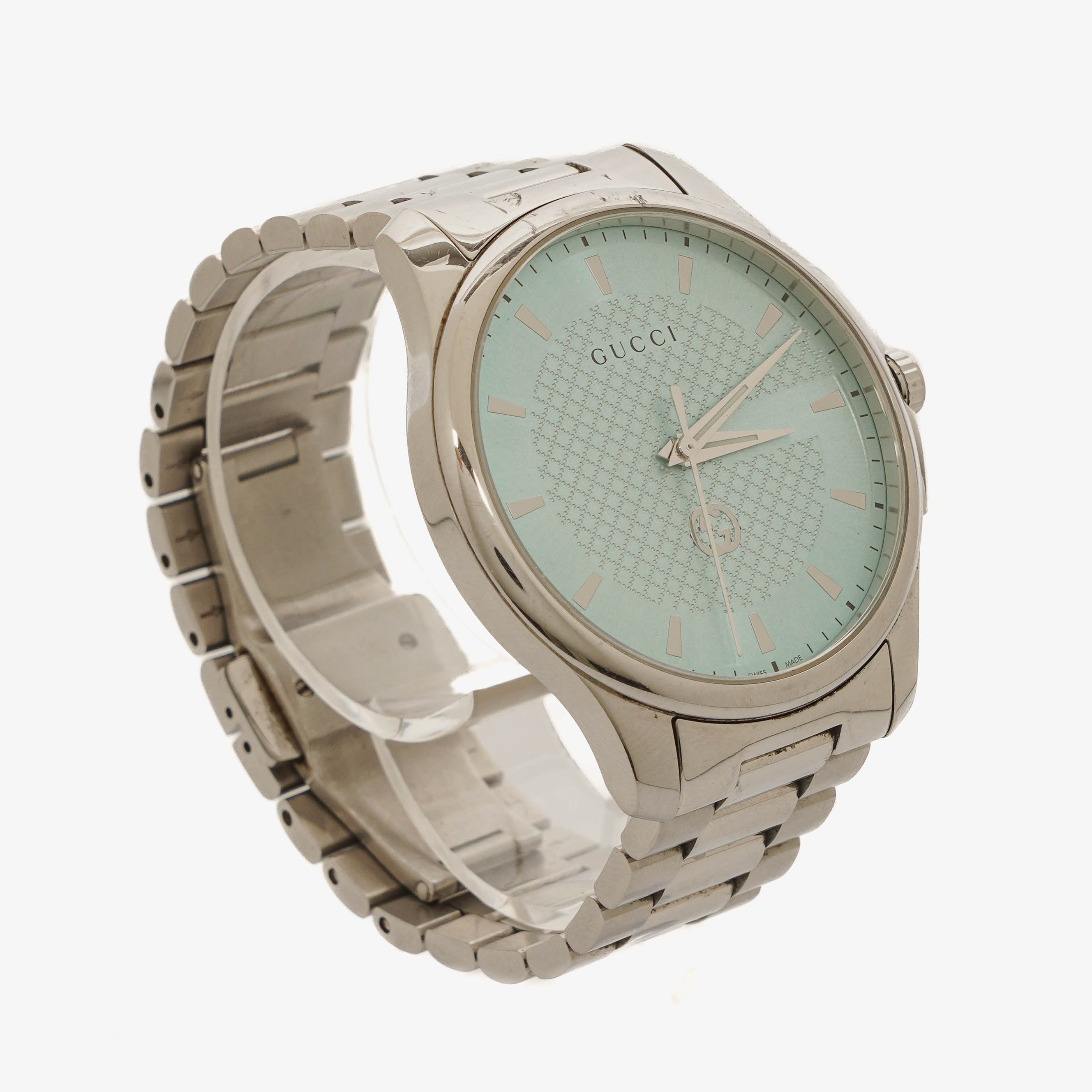 Gucci G-Timeless 42mm Stainless Steel Watch