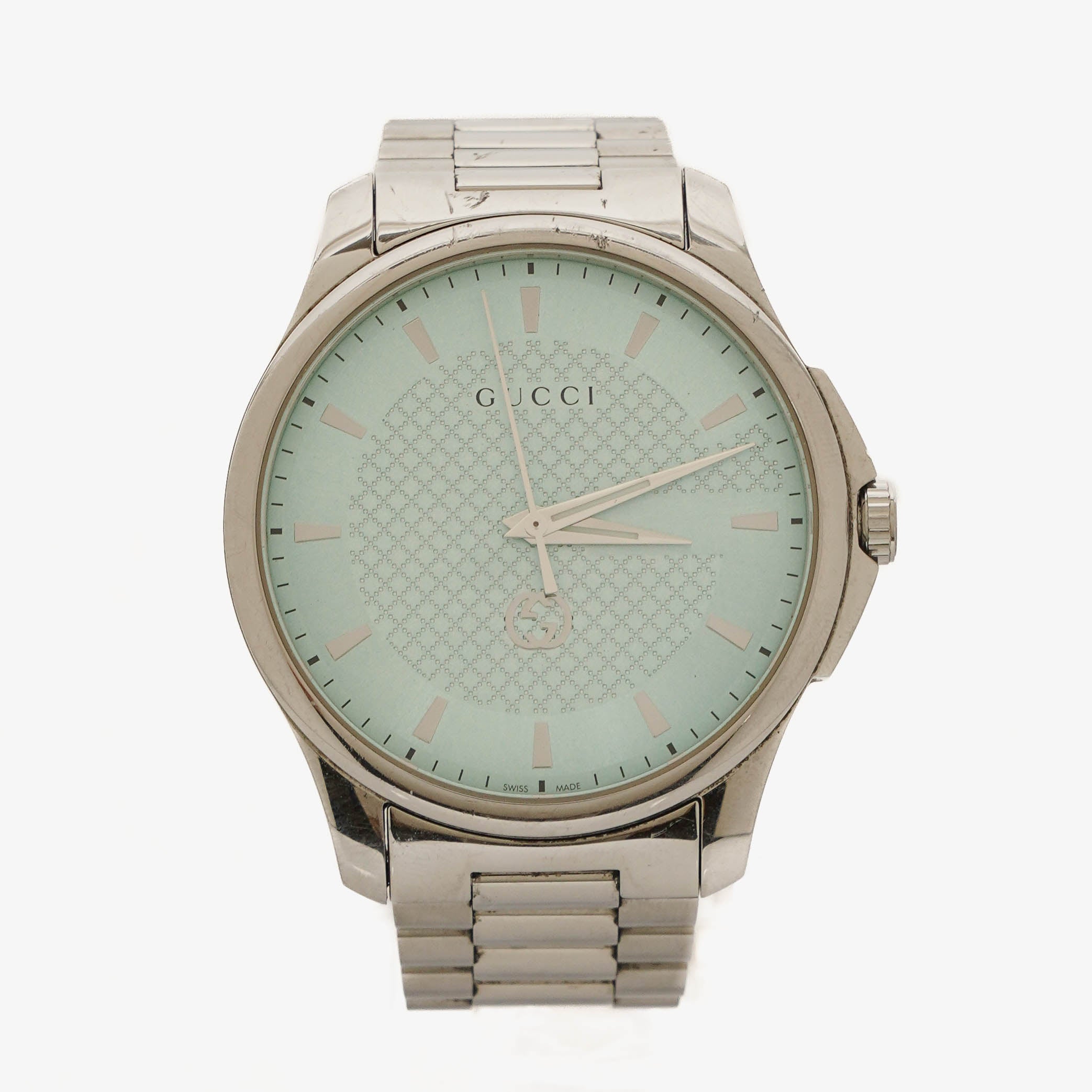 Gucci G-Timeless 42mm Stainless Steel Watch
