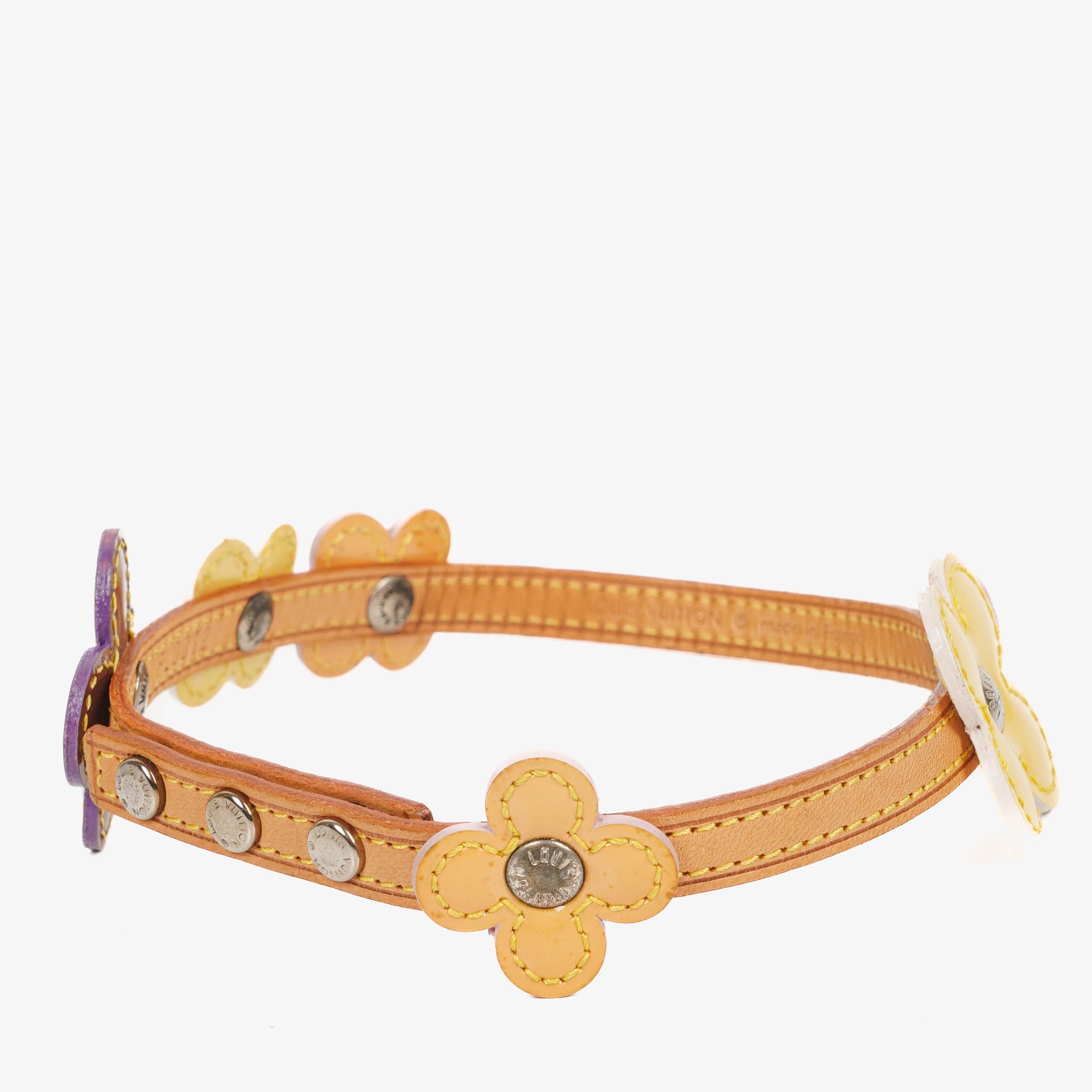 Louis Vuitton Monogram Vernis Lexington Fleurs Wrap Bracelet