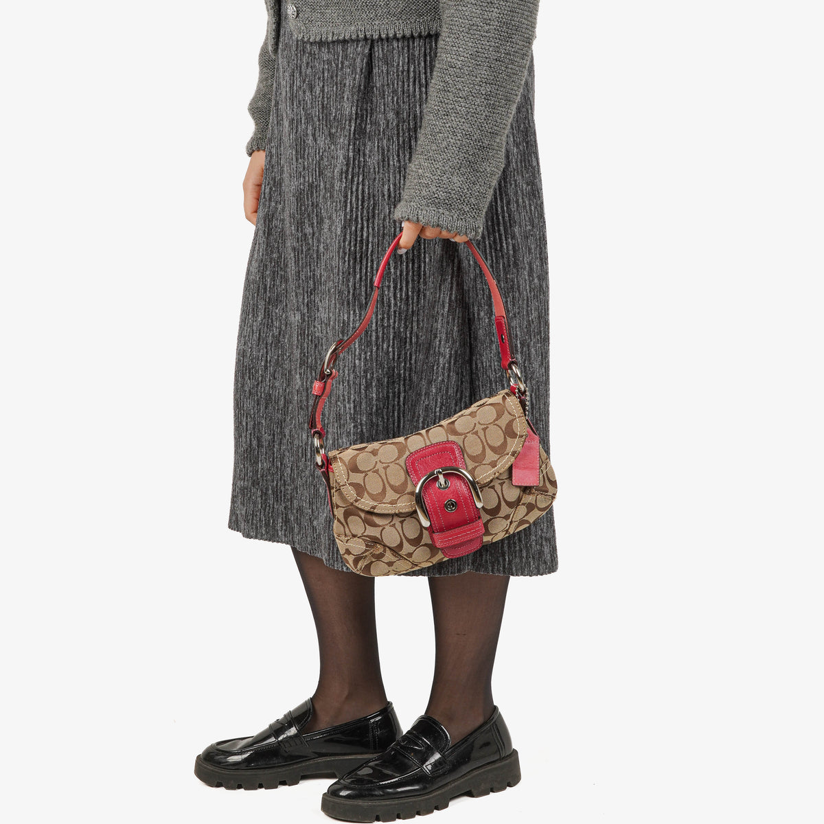 Coach Soho Signature Pink Shoulder Bag