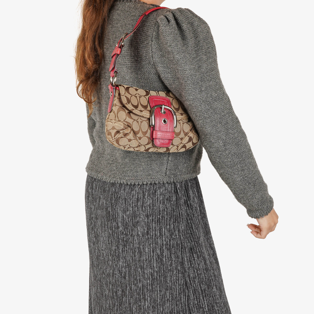 Coach Soho Signature Pink Shoulder Bag