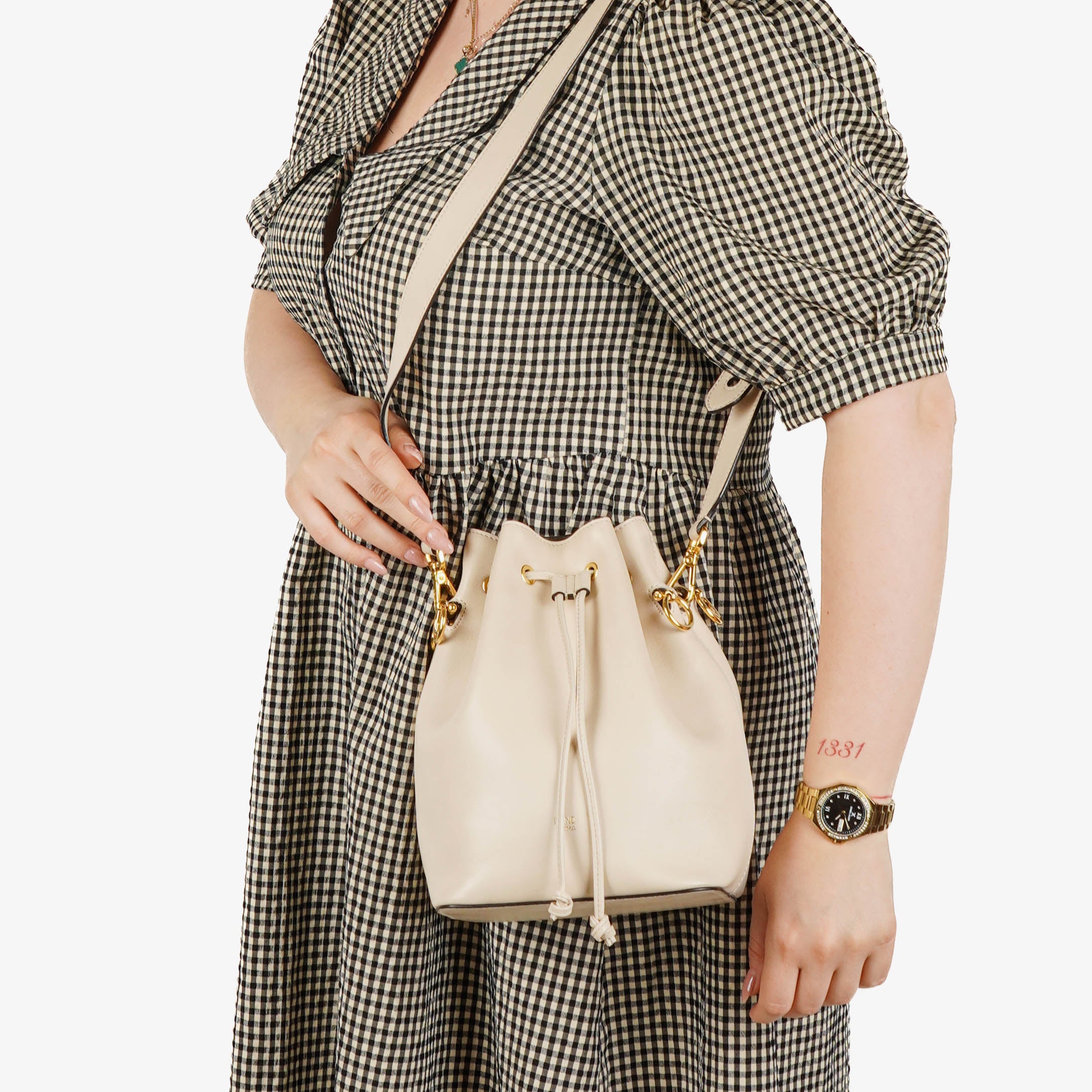 Fendi Mon Tresor Vitello Grace Matte Bucket Bag