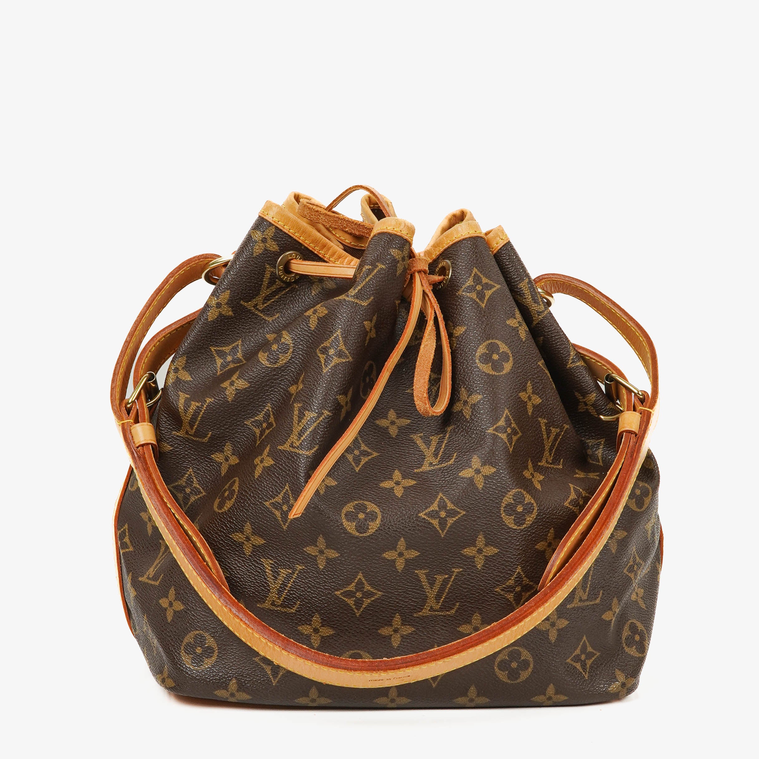 Louis Vuitton Petit Noe Monogram Canvas Shoulder Bag