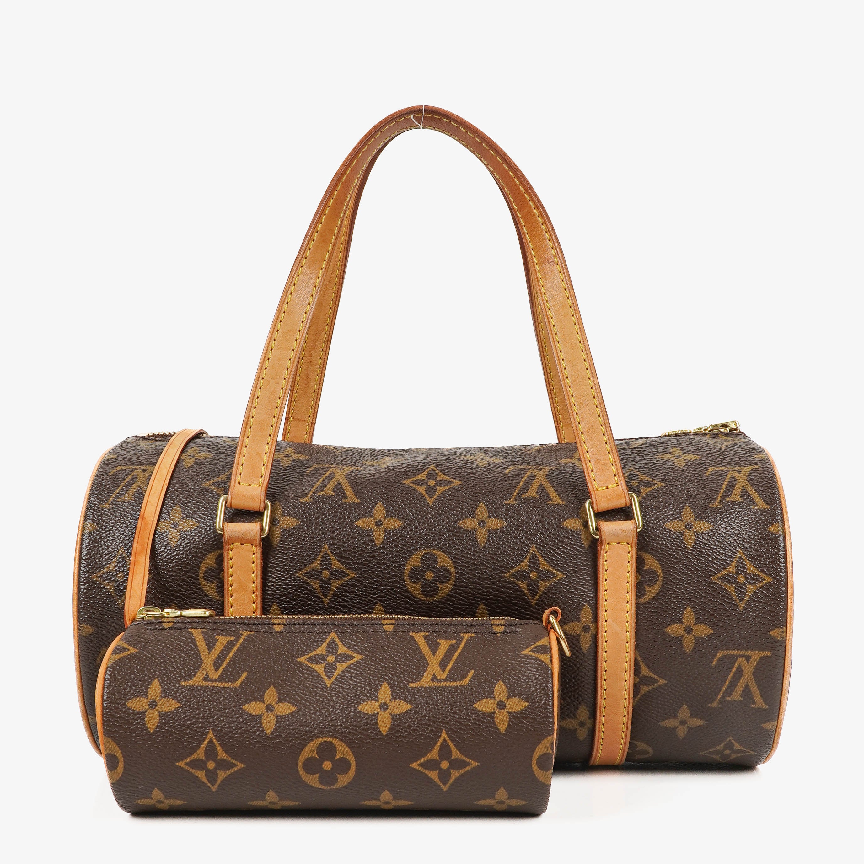 Louis Vuitton Papillon 25 Vintage Monogram Canvas Handbag