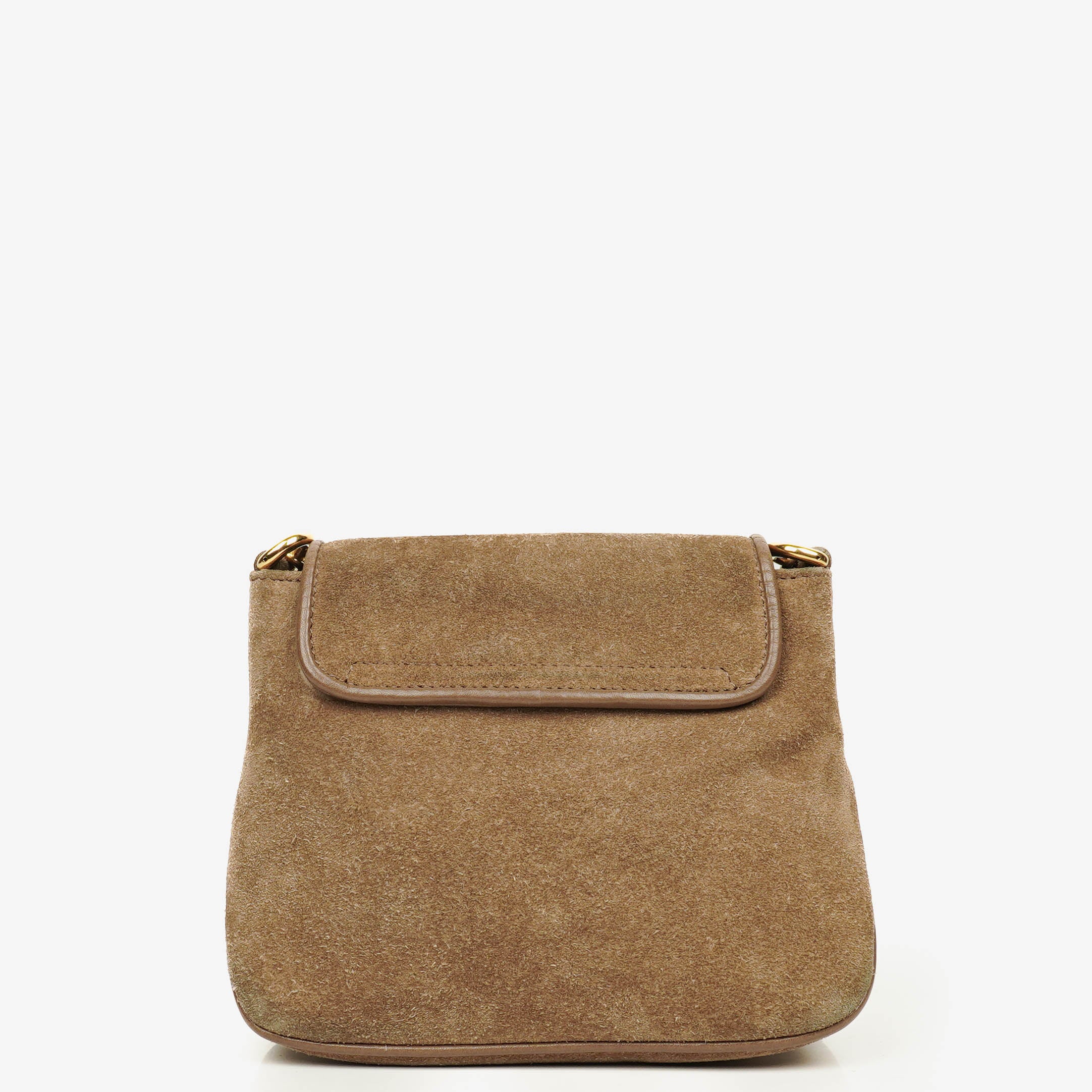 Gucci Beige Suede Blondie Small Crossbody Bag