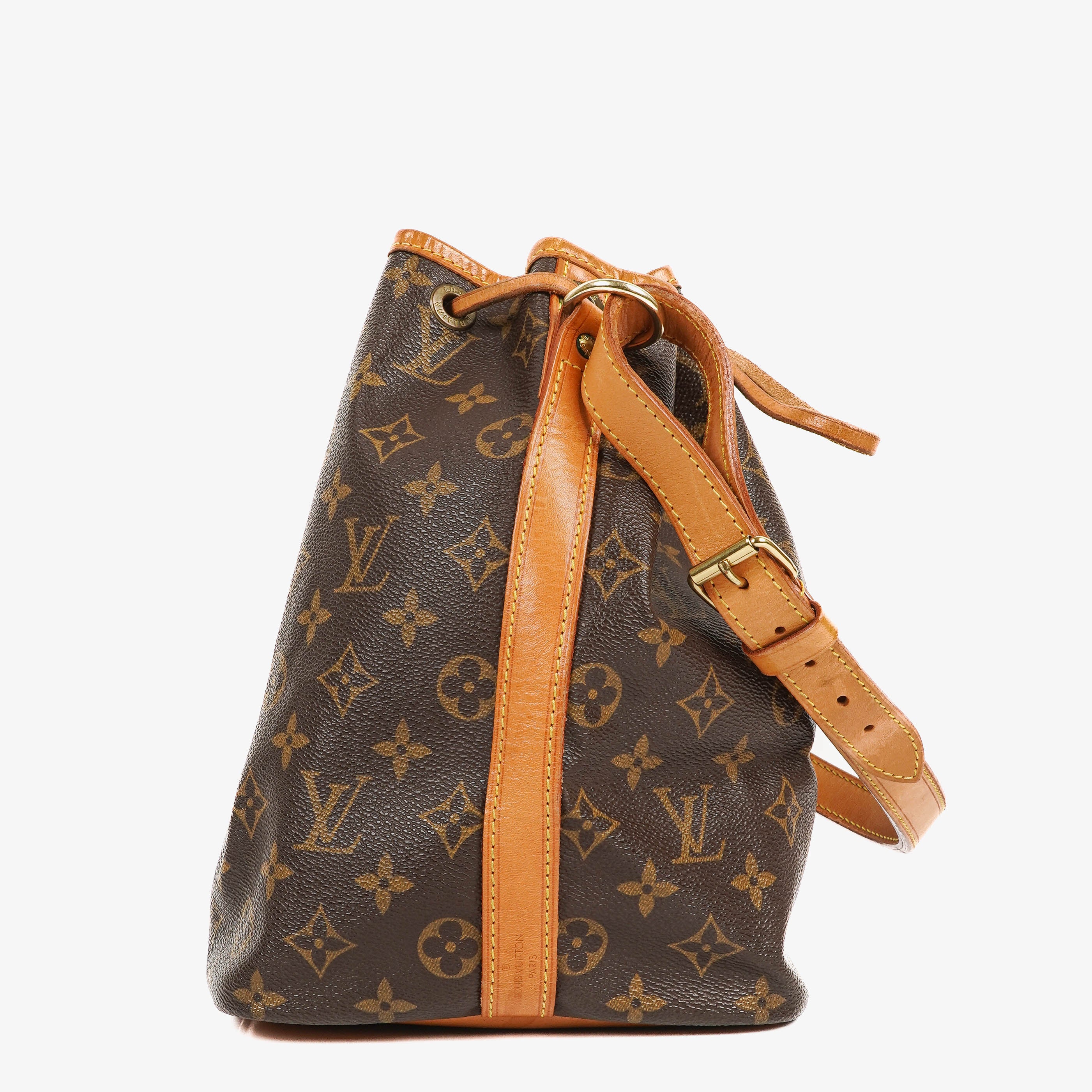 Louis Vuitton Petit Noe Monogram Canvas Shoulder Bag