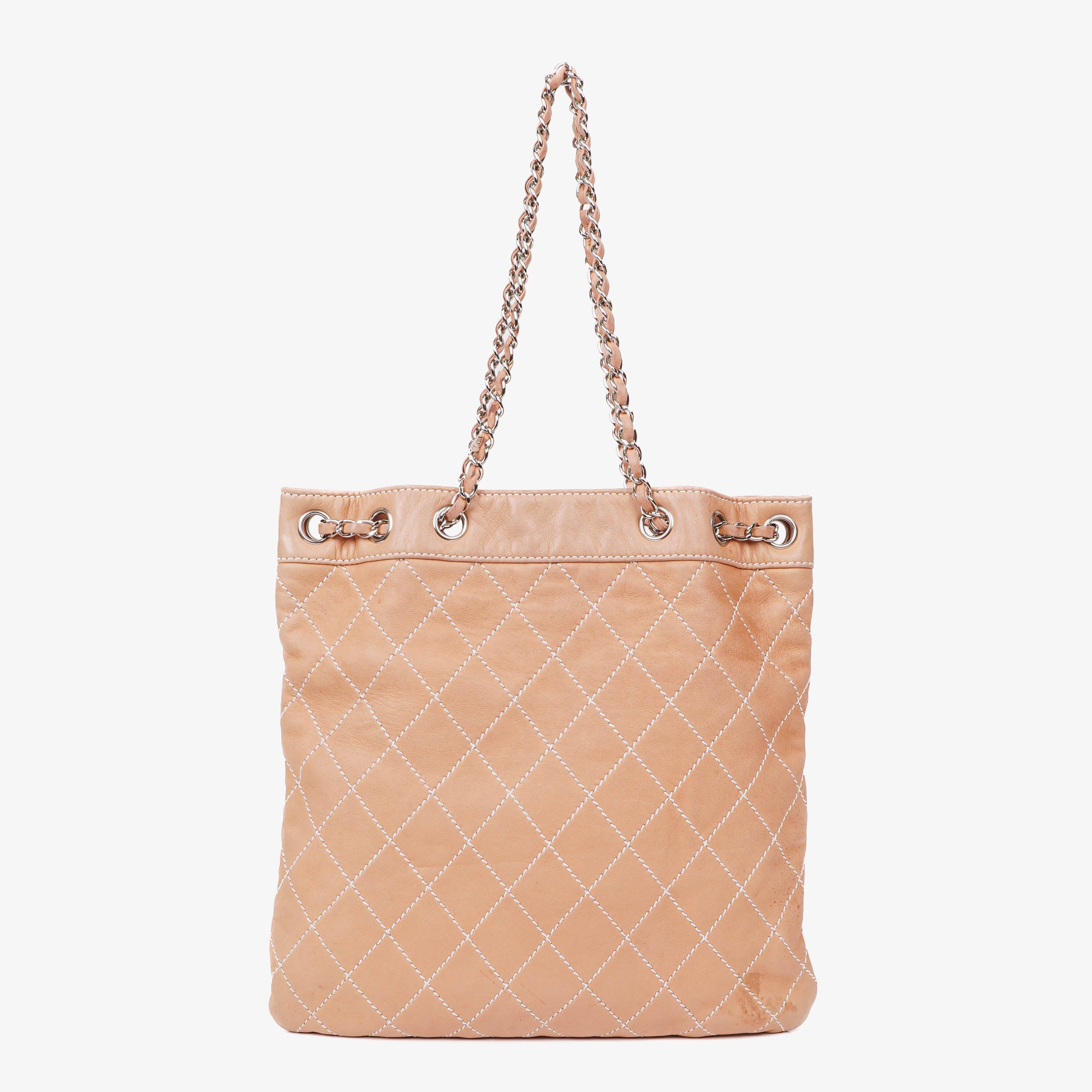 Chanel Surpique Leder Tote Tasche
