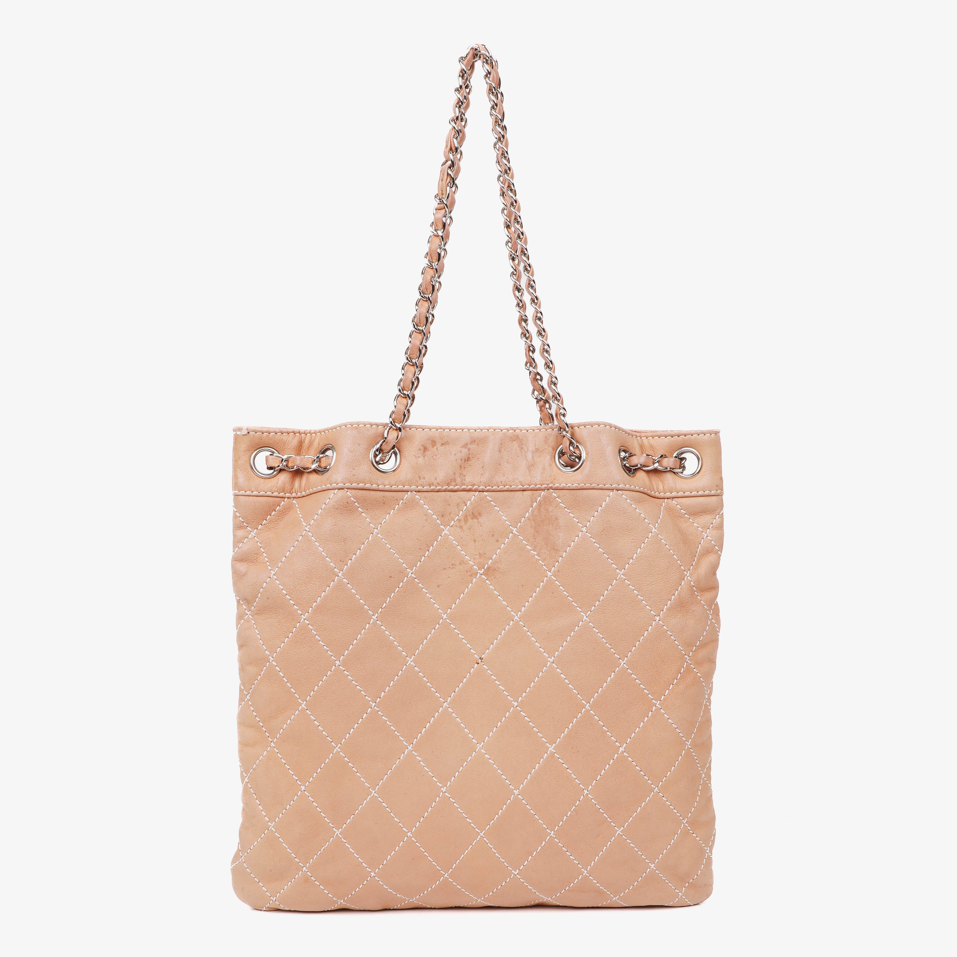 Chanel Surpique Leder Tote Tasche