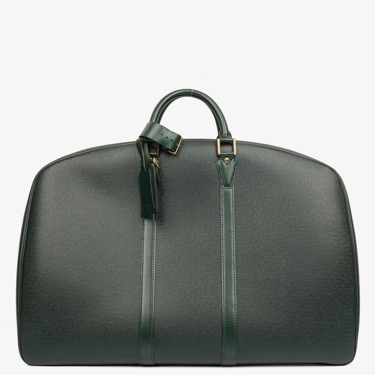 Louis Vuitton Dark Green Epicea Taiga Leather Helanga 1 Poche Travel Bag