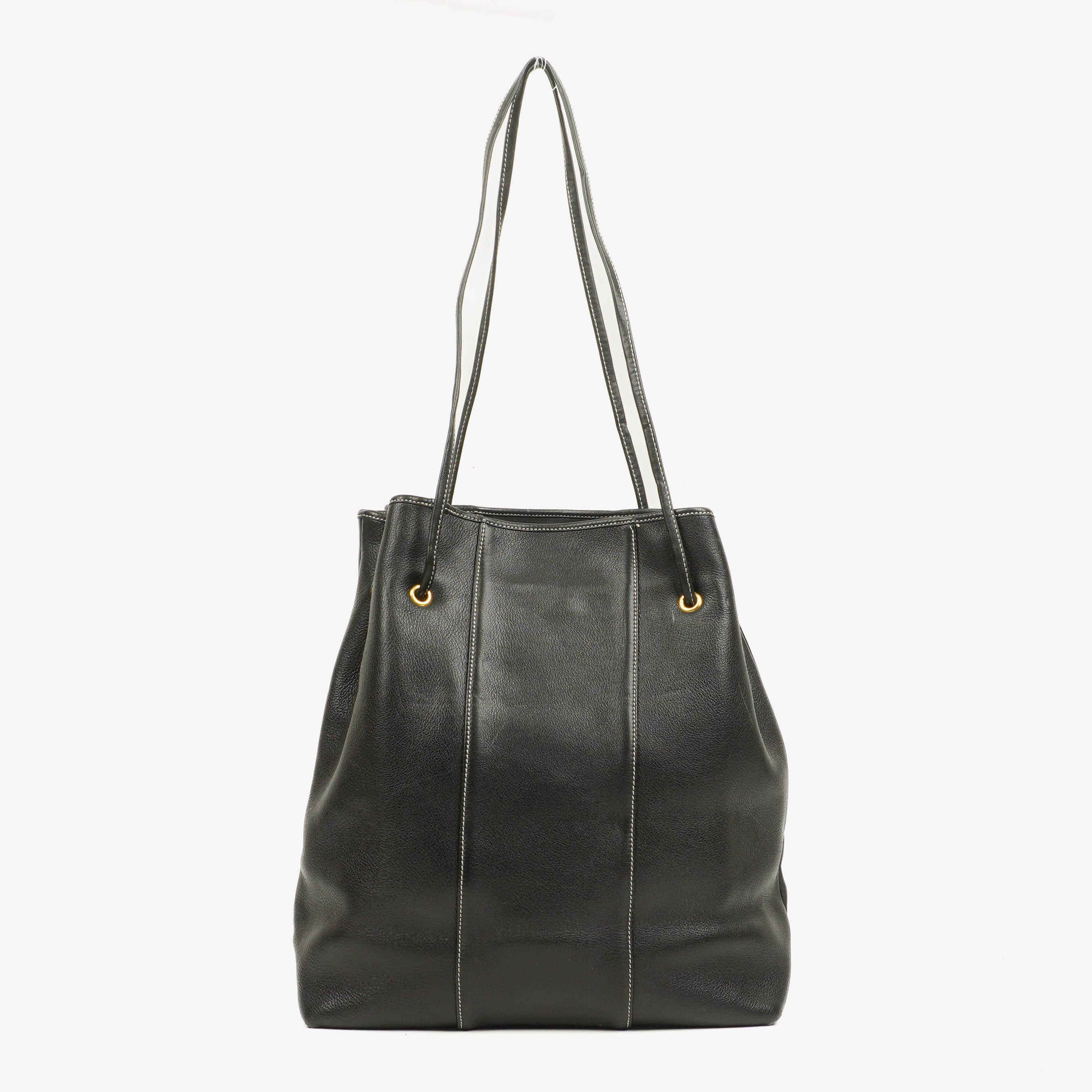 Christian Dior CD Logo Drawstring Tote Bag