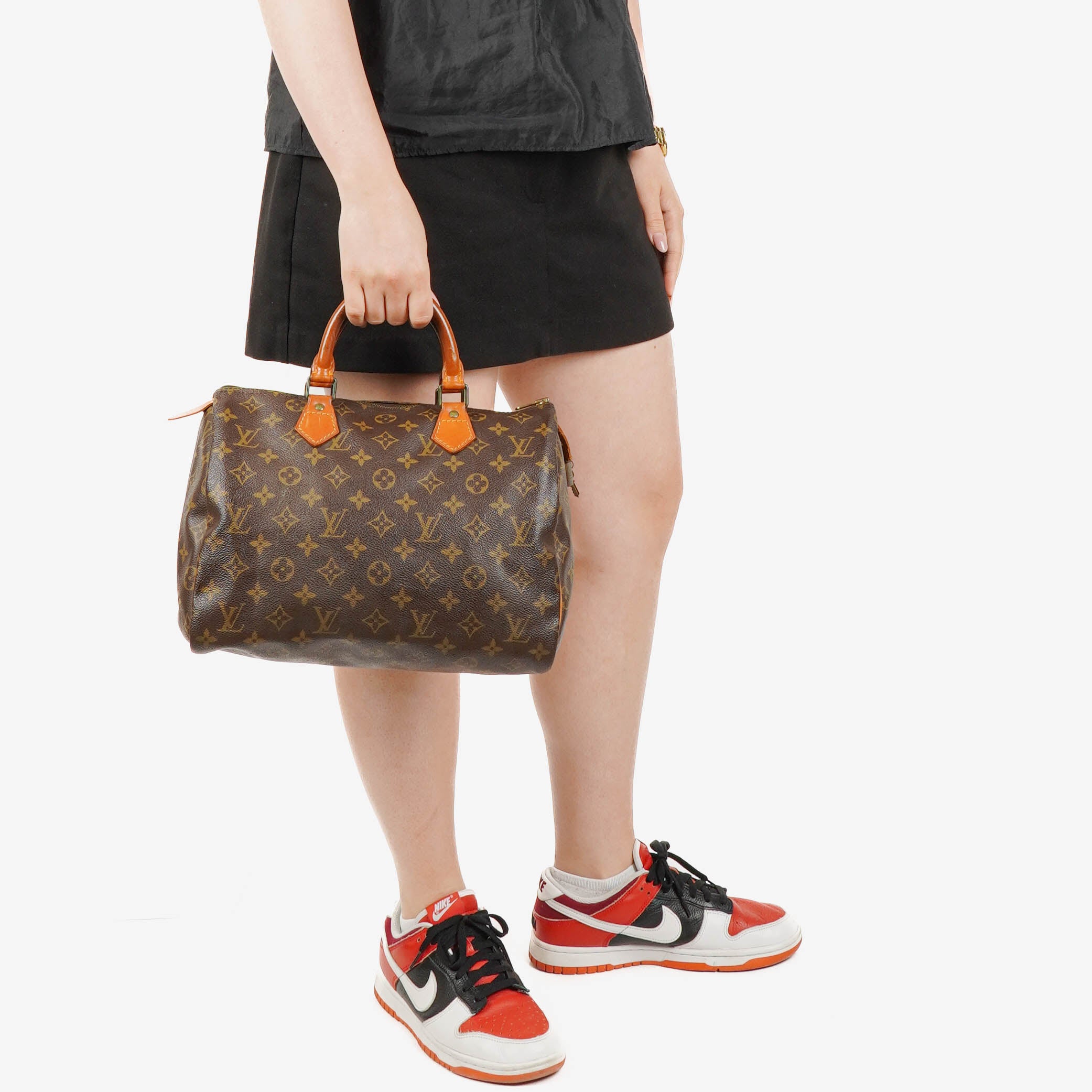 Louis Vuitton Speedy 30 Monogram Canvas Handbag