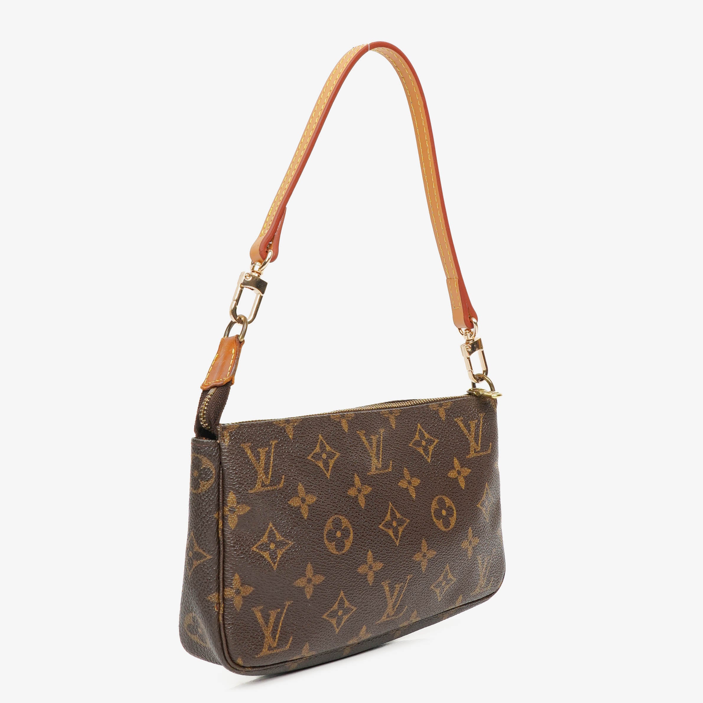 Louis Vuitton Pochette Accessoires Monogram Canvas Clutch Handbag