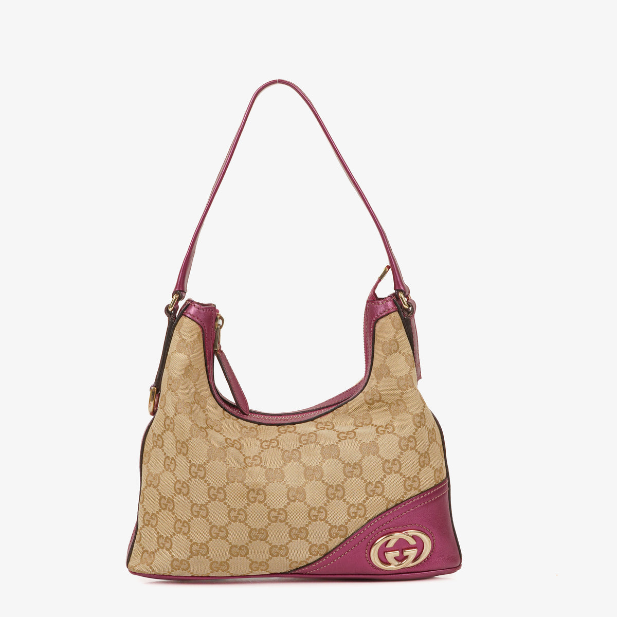 Gucci GG Canvas Britt Hobo Bag