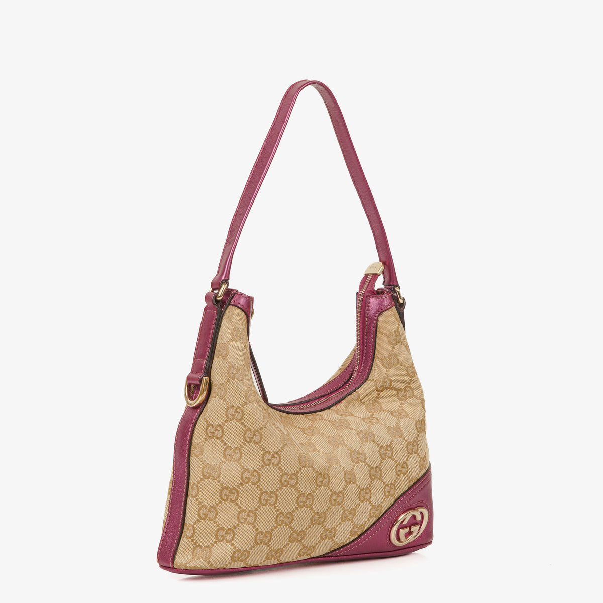 Gucci GG Canvas Britt Hobo Bag