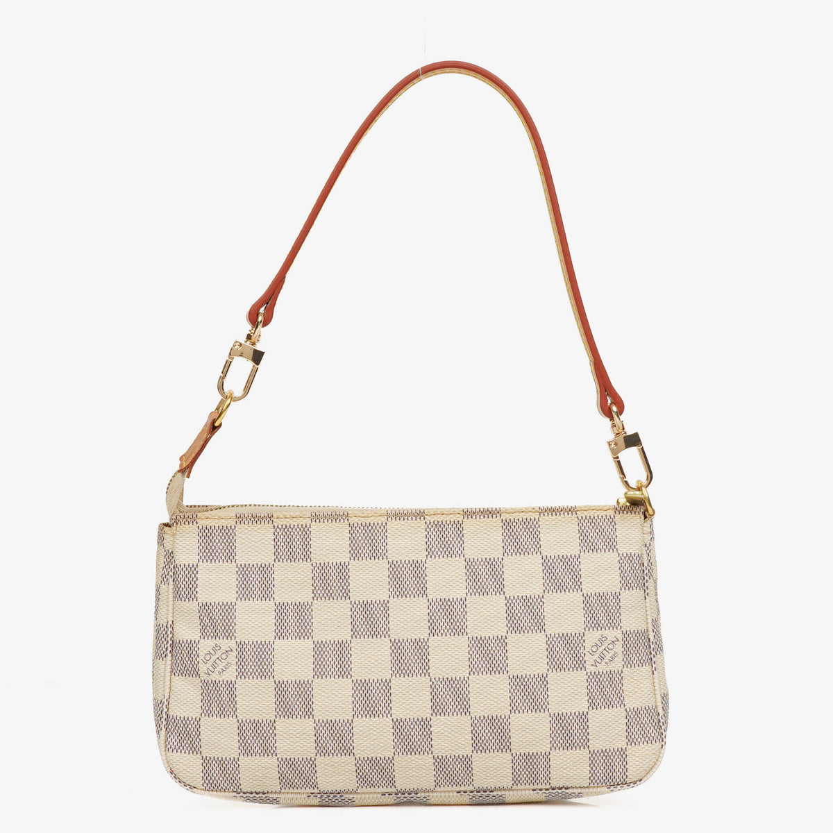 Louis Vuitton Pochette Accessoires Damier Azur Clutch Handbag
