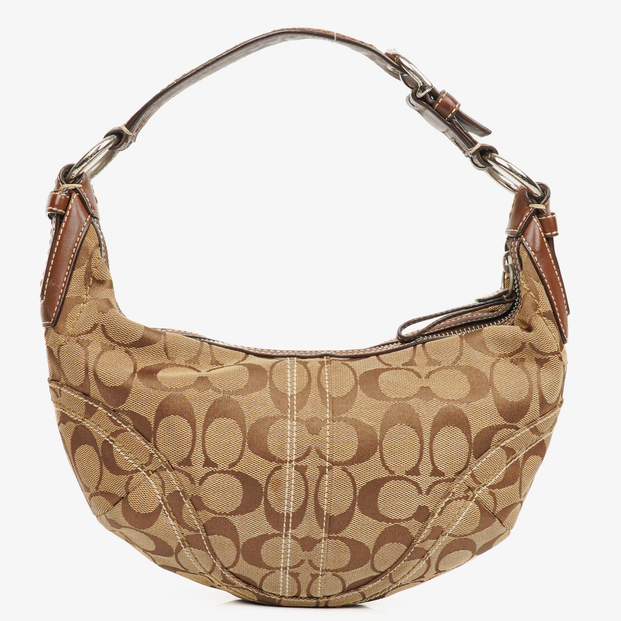 Coach Brown Signature Hobo Bag