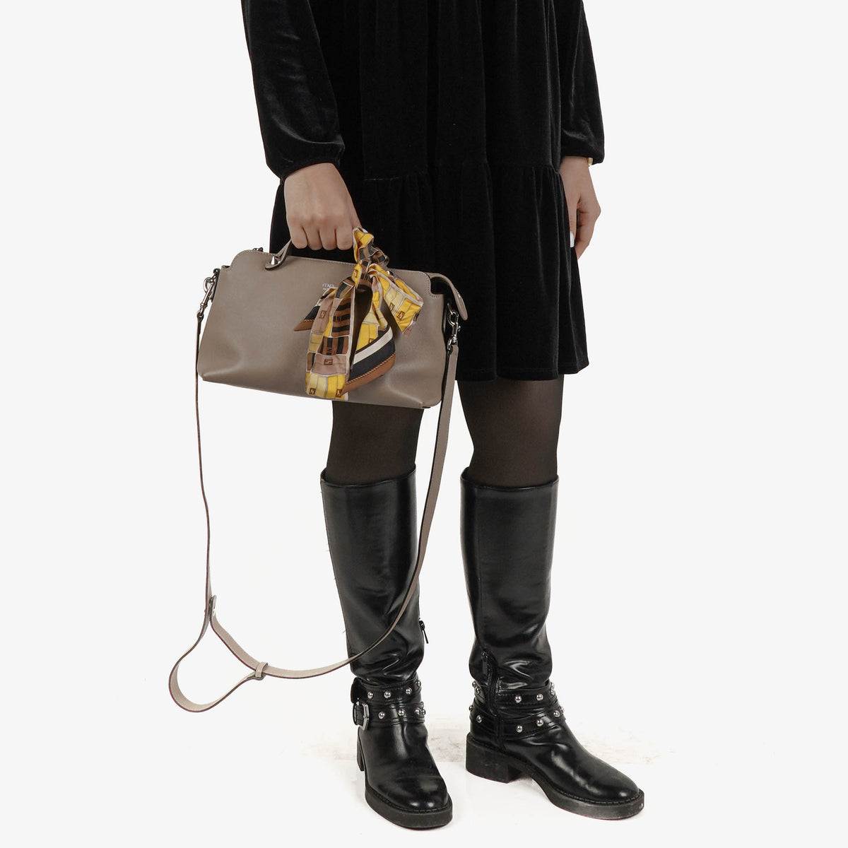 Fendi By The Way Vitello Dolce Torto Medium Palladio Bag