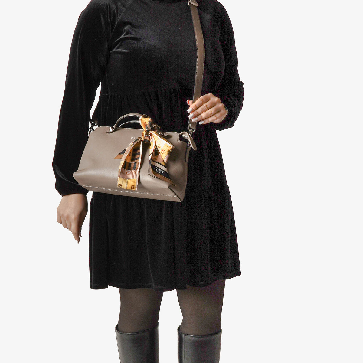 Fendi By The Way Vitello Dolce Torto Medium Palladio Bag