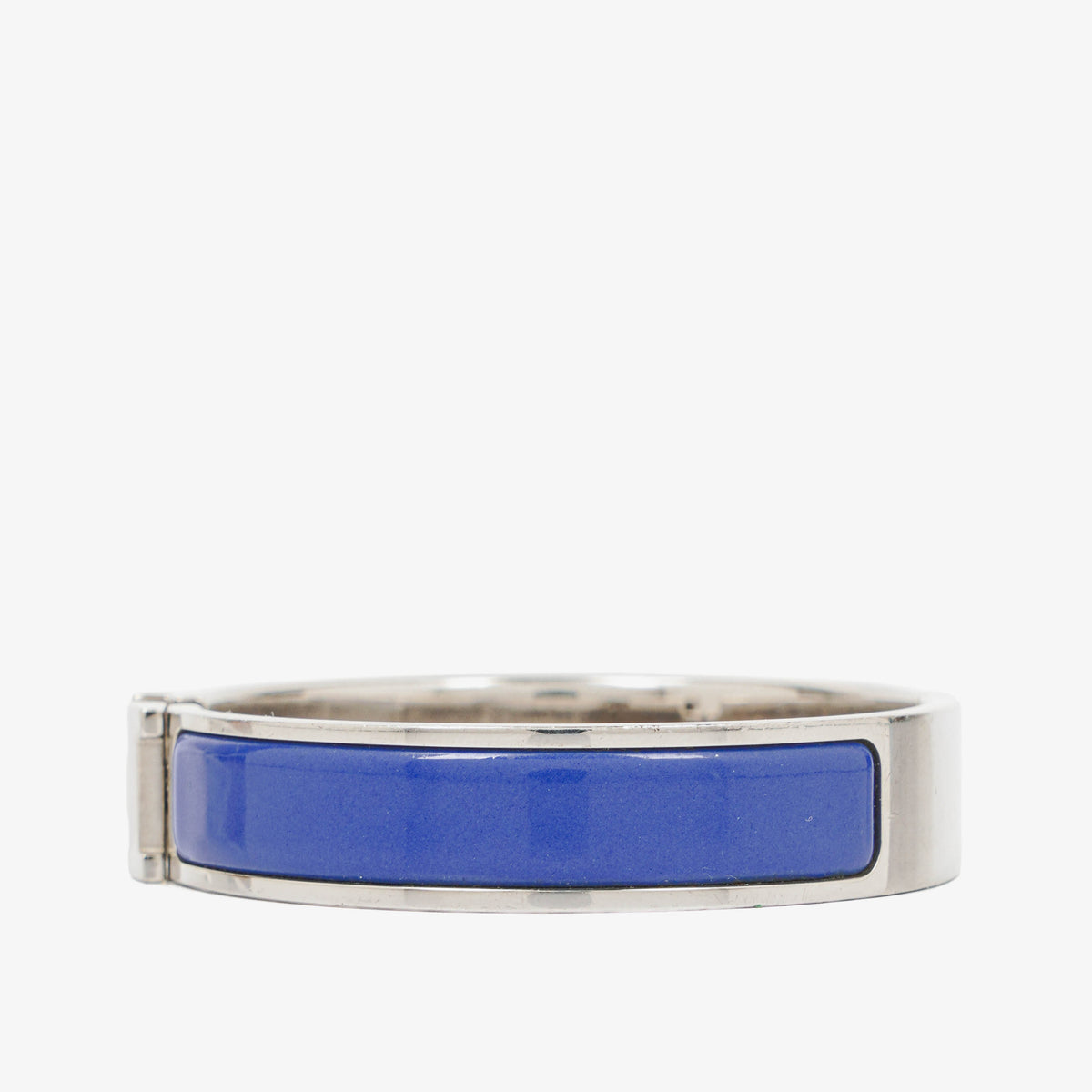 Hermes Blue Enamel Clic Clac H Bracelet