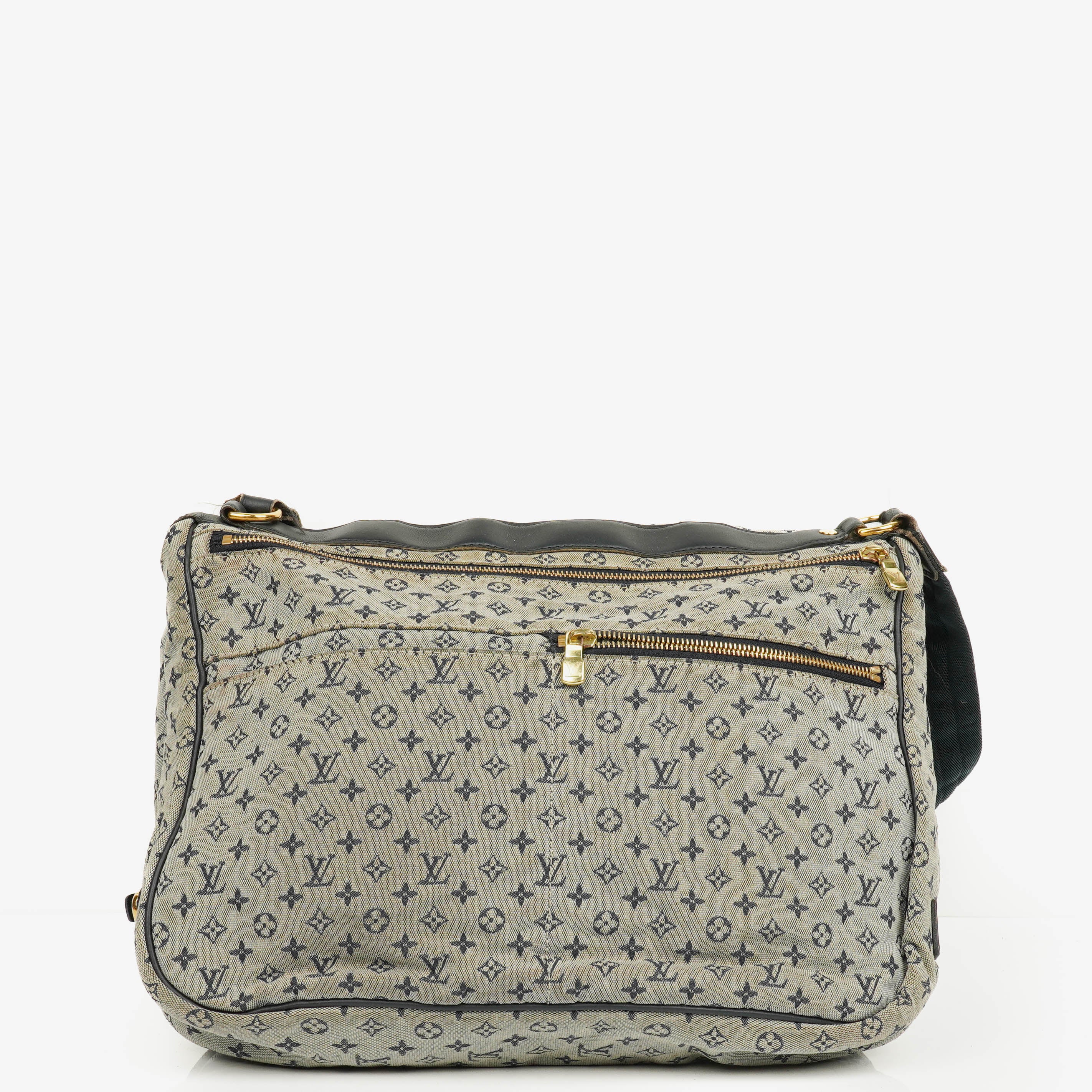 Louis Vuitton Navy Monogram Mini Lin Sac a Langer Wickeltasche