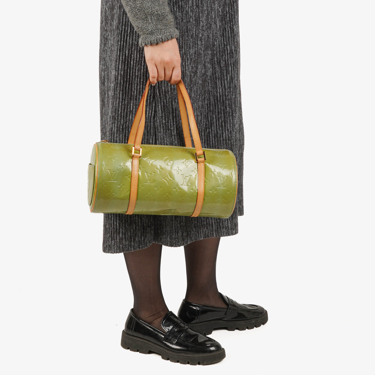 Louis Vuitton Papillon 30 Bedford Monogram Vernis Leather Bag