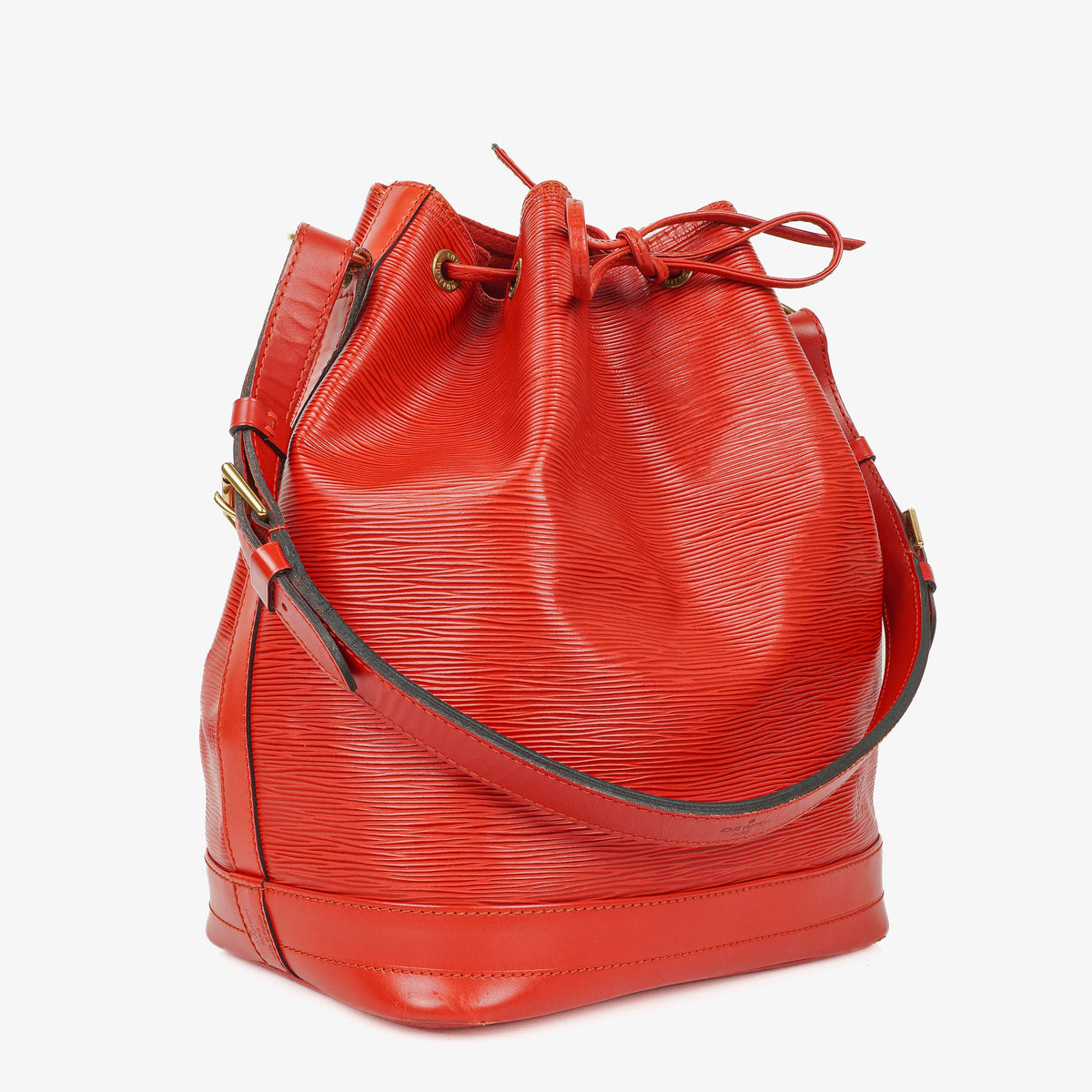 Louis Vuitton Noe Grande GM Red EPI Leather Shoulder Bag