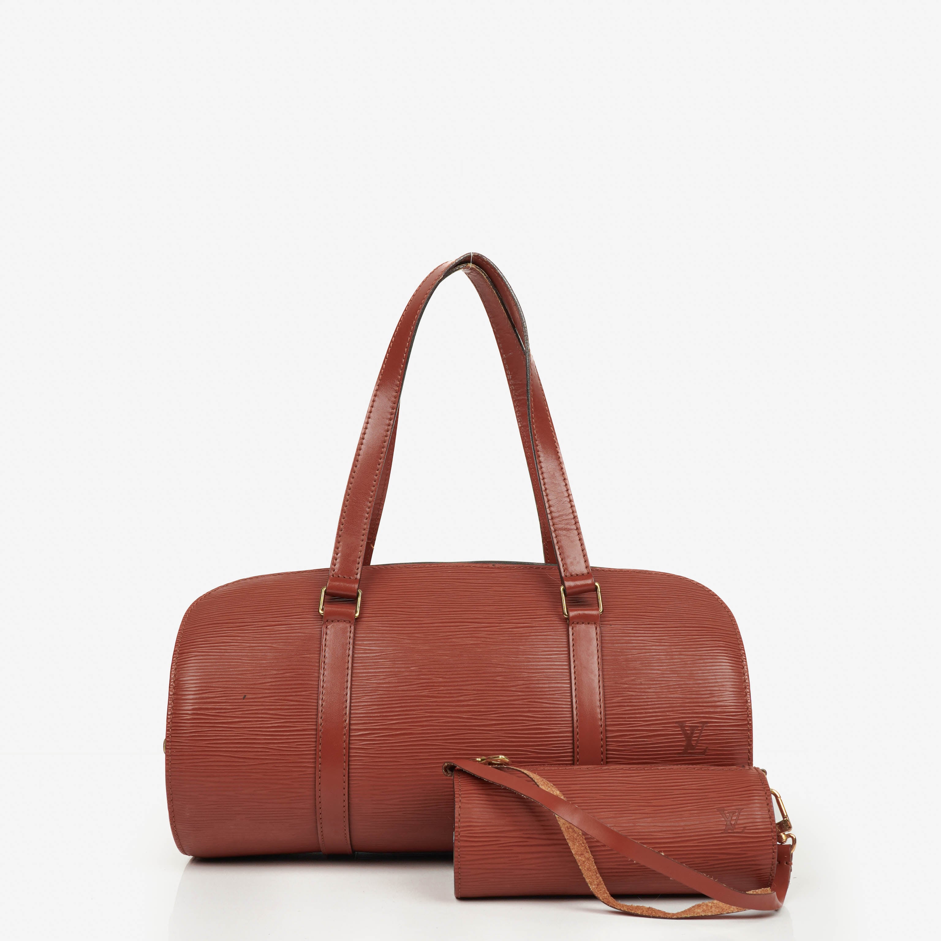 Louis Vuitton Soufflot Handtasche Aus Kenyan Fawn Epi Leder