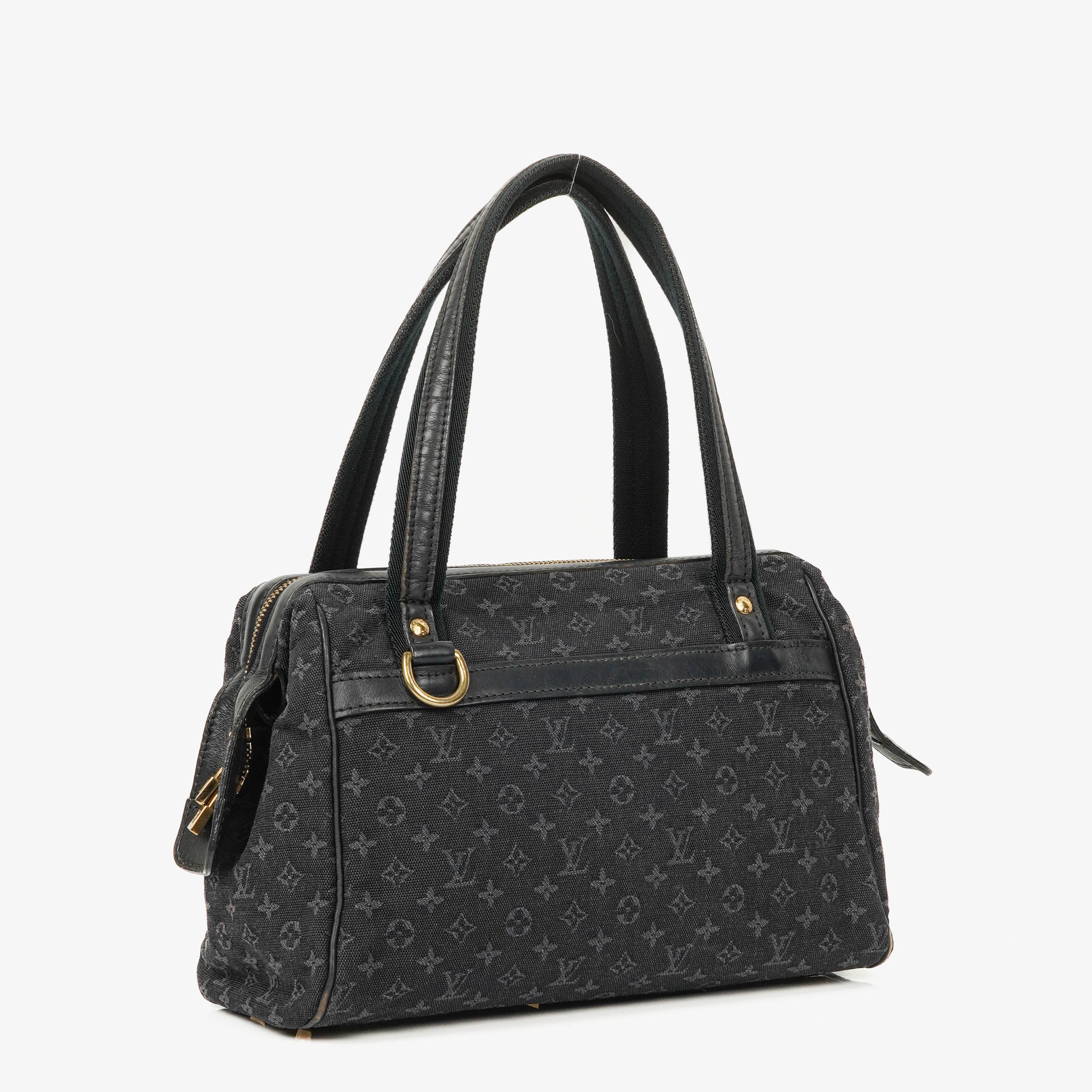 Louis Vuitton Josephine PM Navy Mini Lin Bag