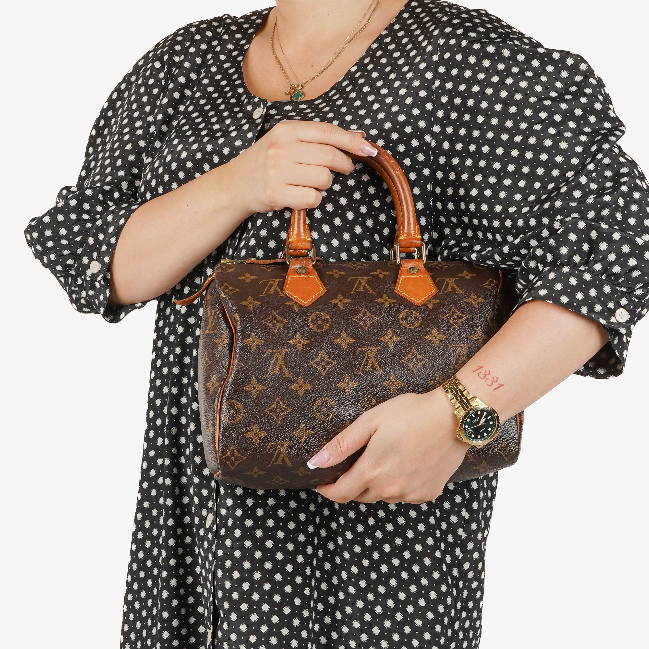 Louis Vuitton Speedy 25 Monogram Canvas Bag