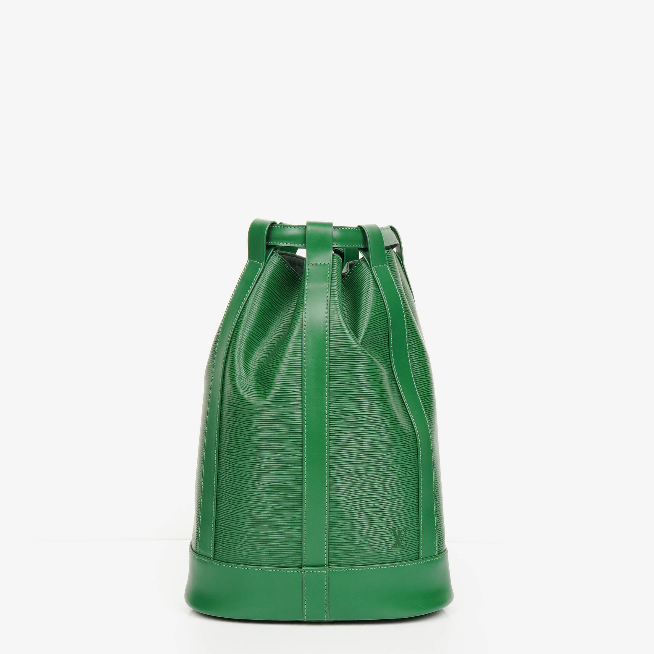 Sac à dos Louis Vuitton Randonnee PM en cuir EPI vert