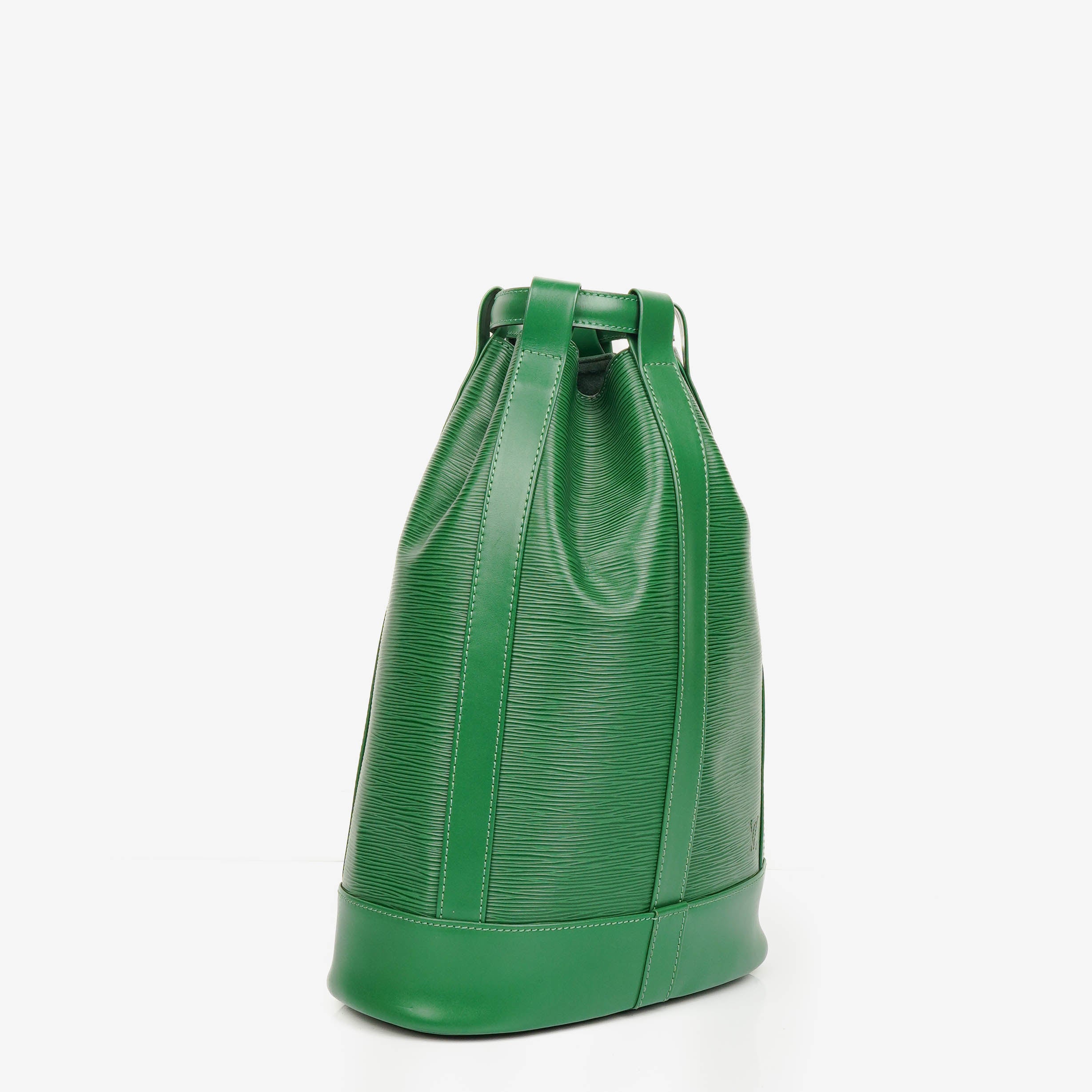 Sac à dos Louis Vuitton Randonnee PM en cuir EPI vert