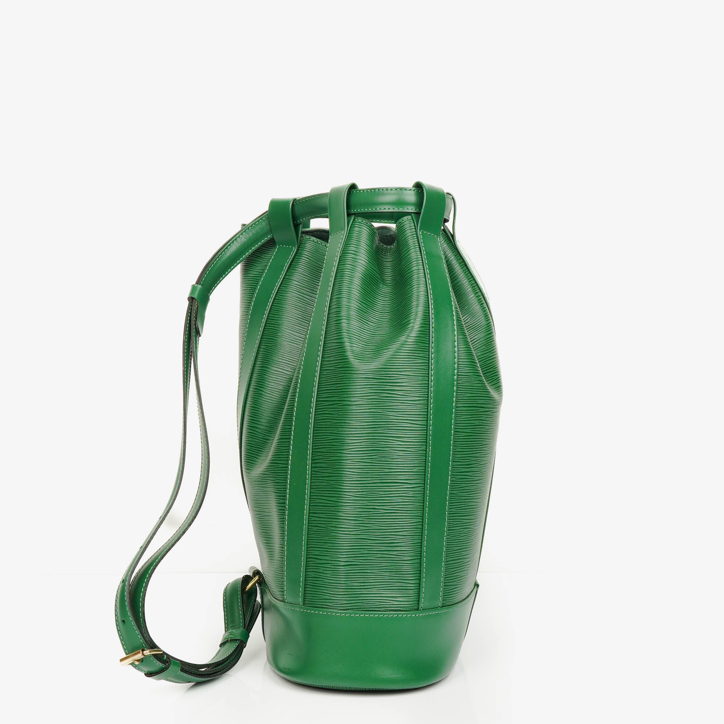 Sac à dos Louis Vuitton Randonnee PM en cuir EPI vert