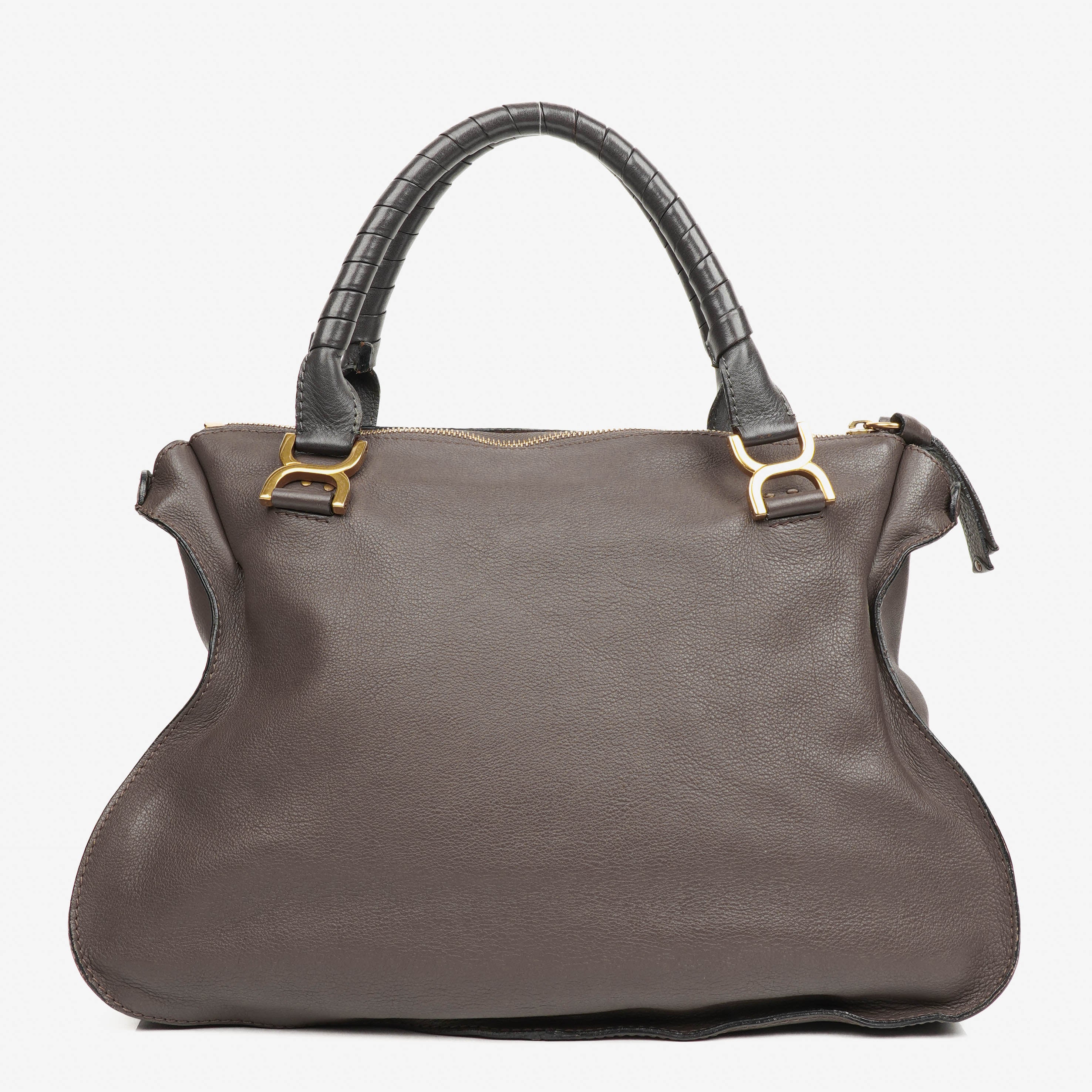 Chloe Marcie Leather Top Handle Shoulder Bag