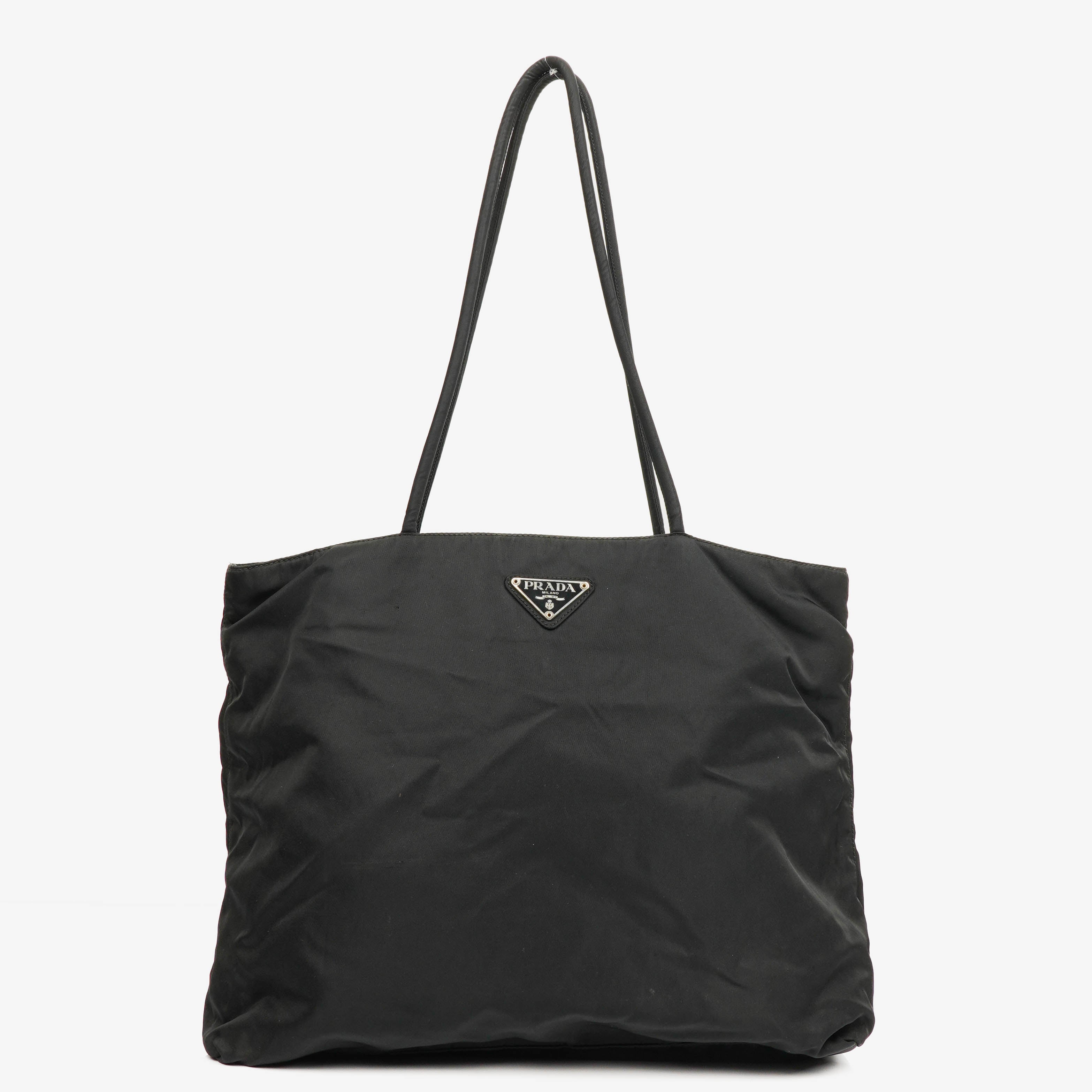 Prada Balck Nylon Tote Bag