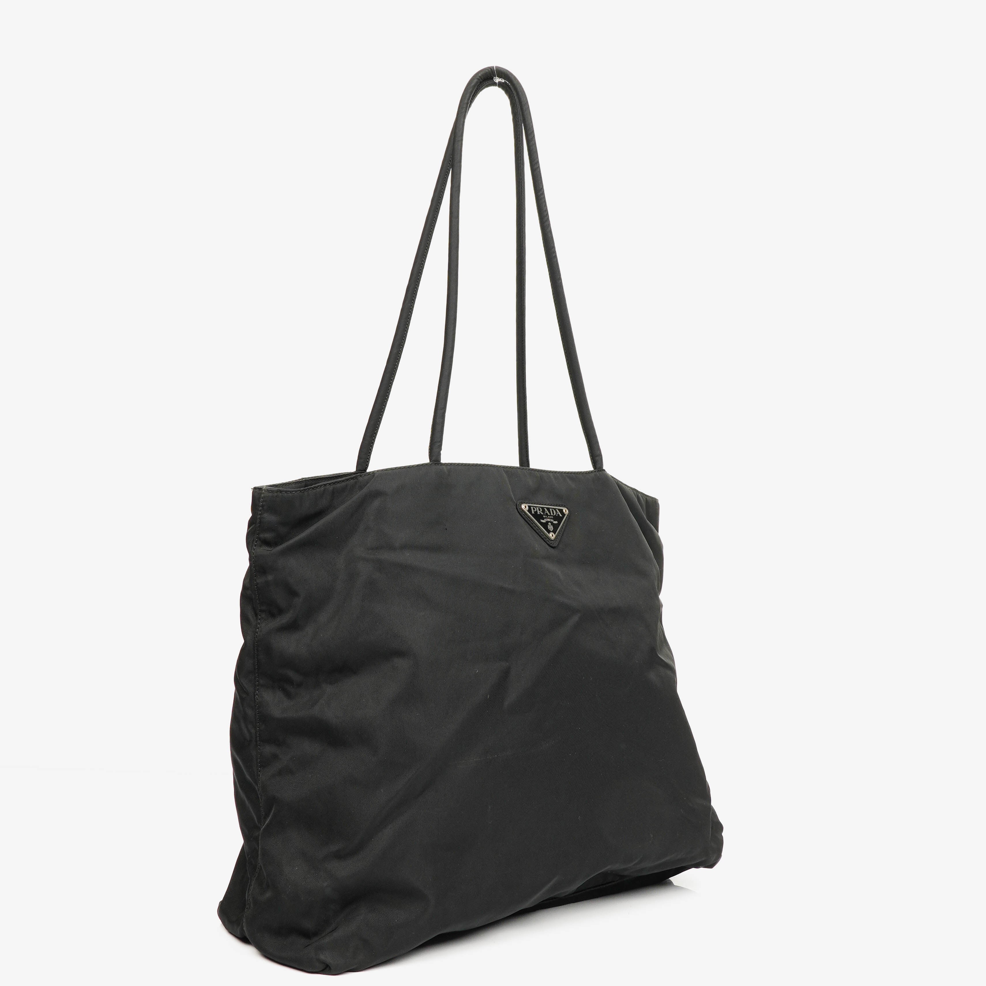 Prada Balck Nylon Tote Bag