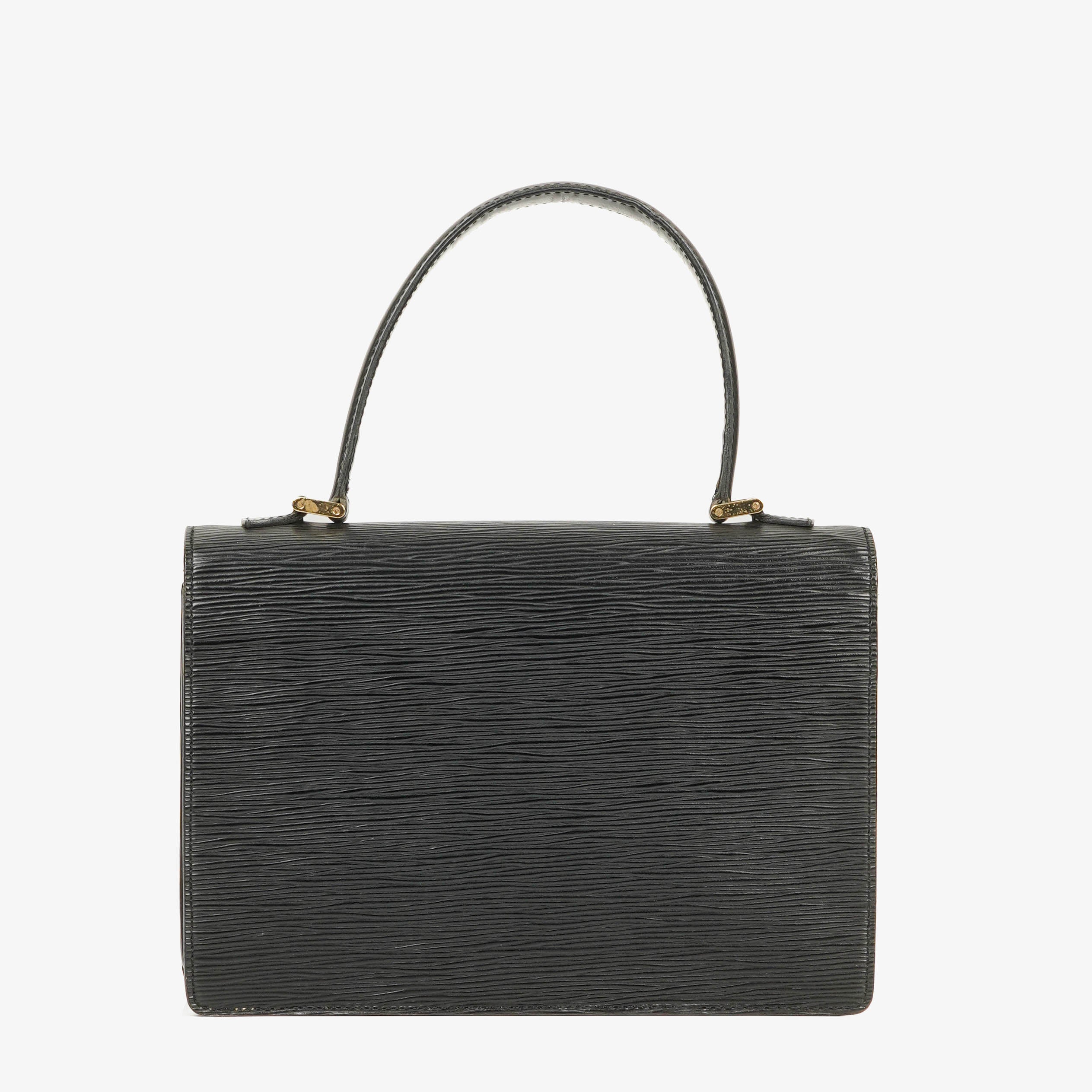 Louis Vuitton Concorde Black EPI Leather Bag