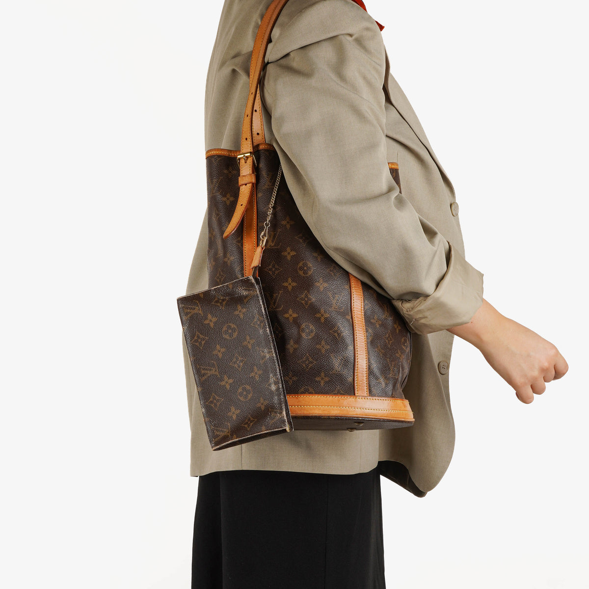 Louis Vuitton Bucket Monogram Canvas Bag