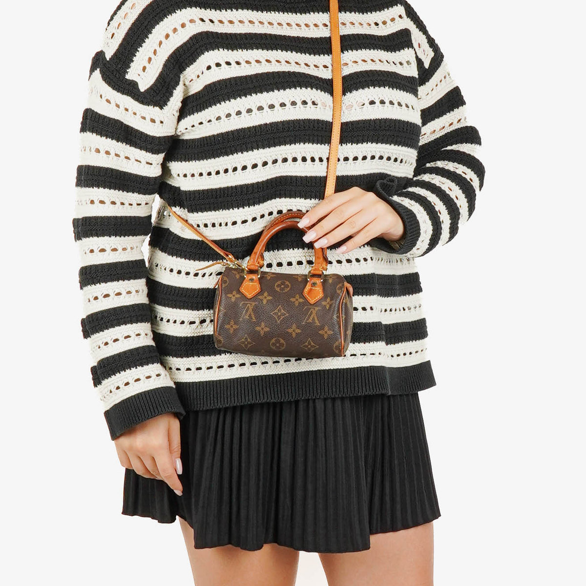Louis Vuitton Nano Speedy Monogram Canvas Mini Bag