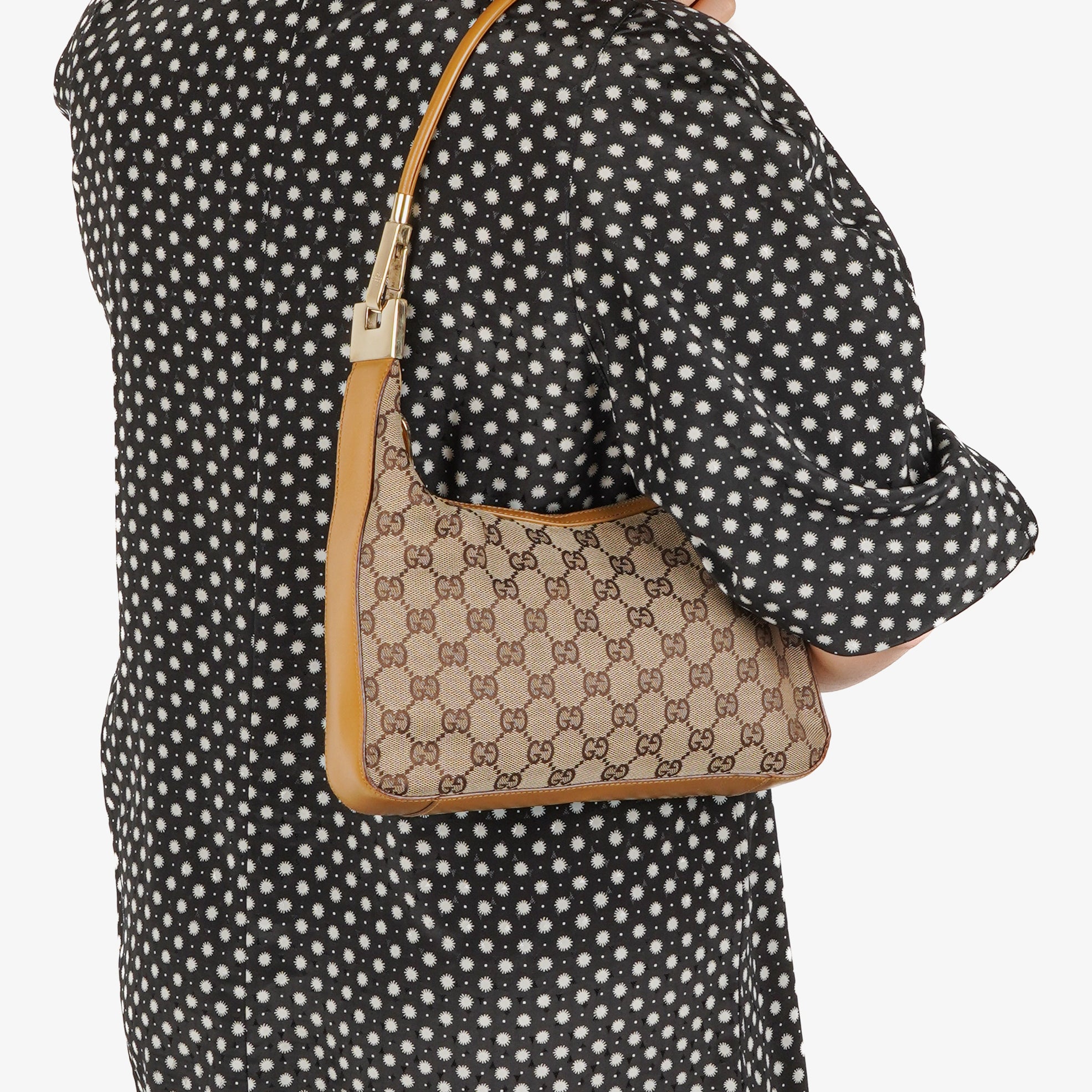 Gucci GG Canvas Hobo Bag