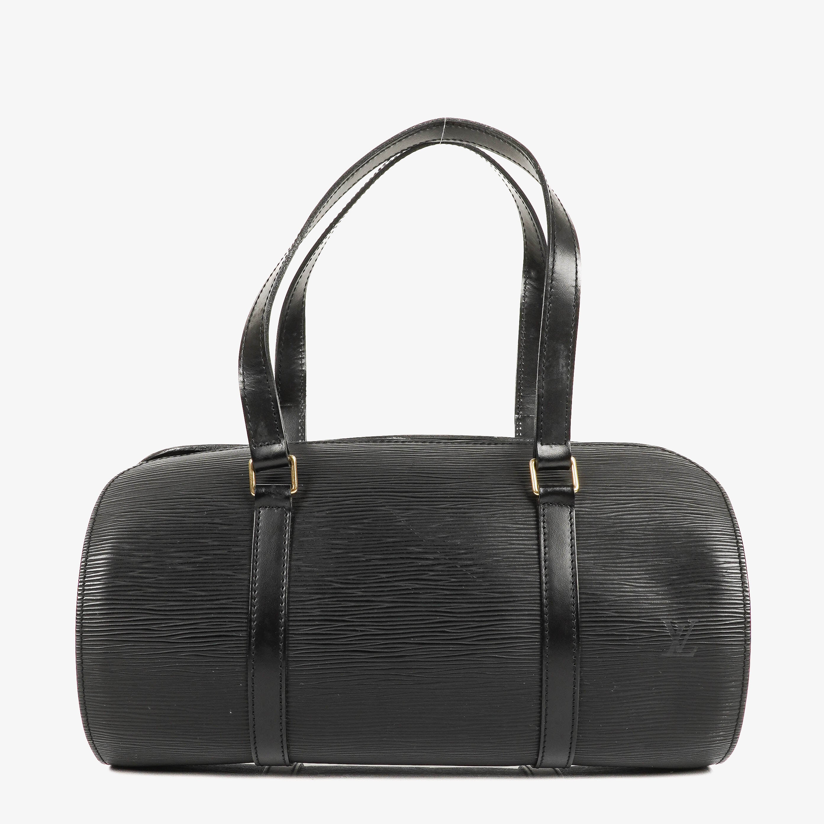 Louis Vuitton Soufflot Black EPI Leather Handbag