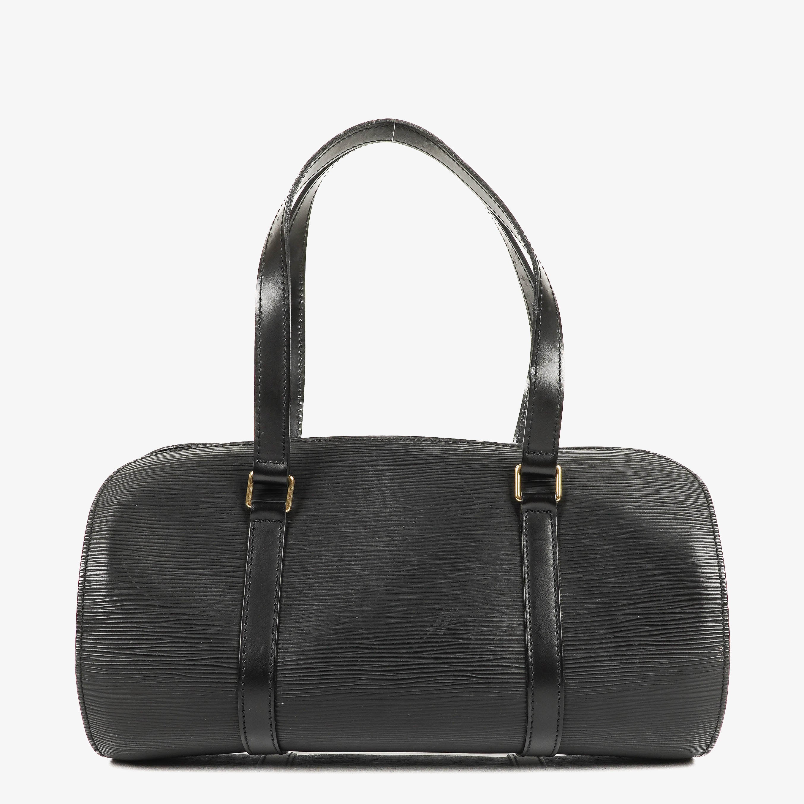 Louis Vuitton Soufflot Black EPI Leather Handbag