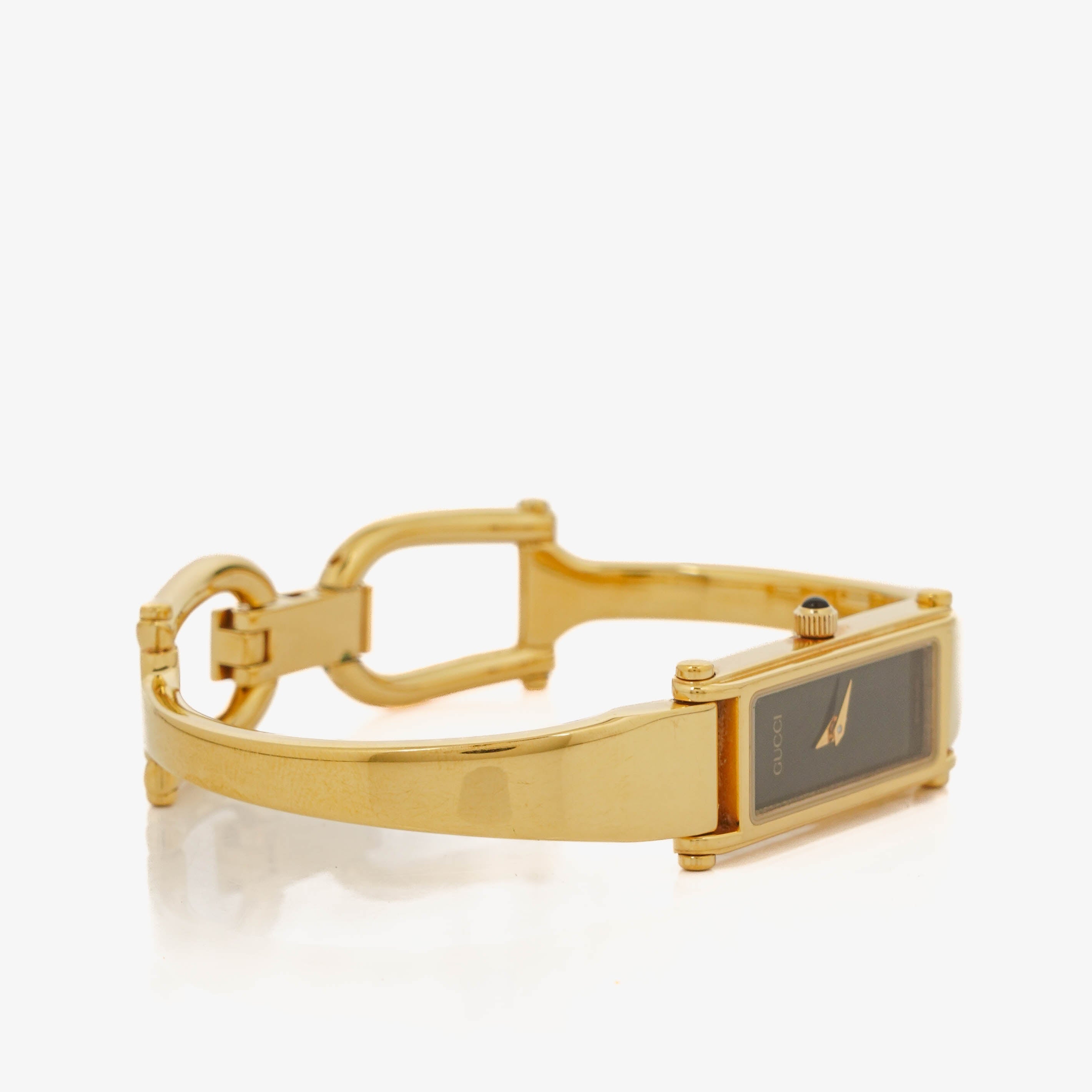 Gucci 1500L Rectangular Stainless Steel Watch