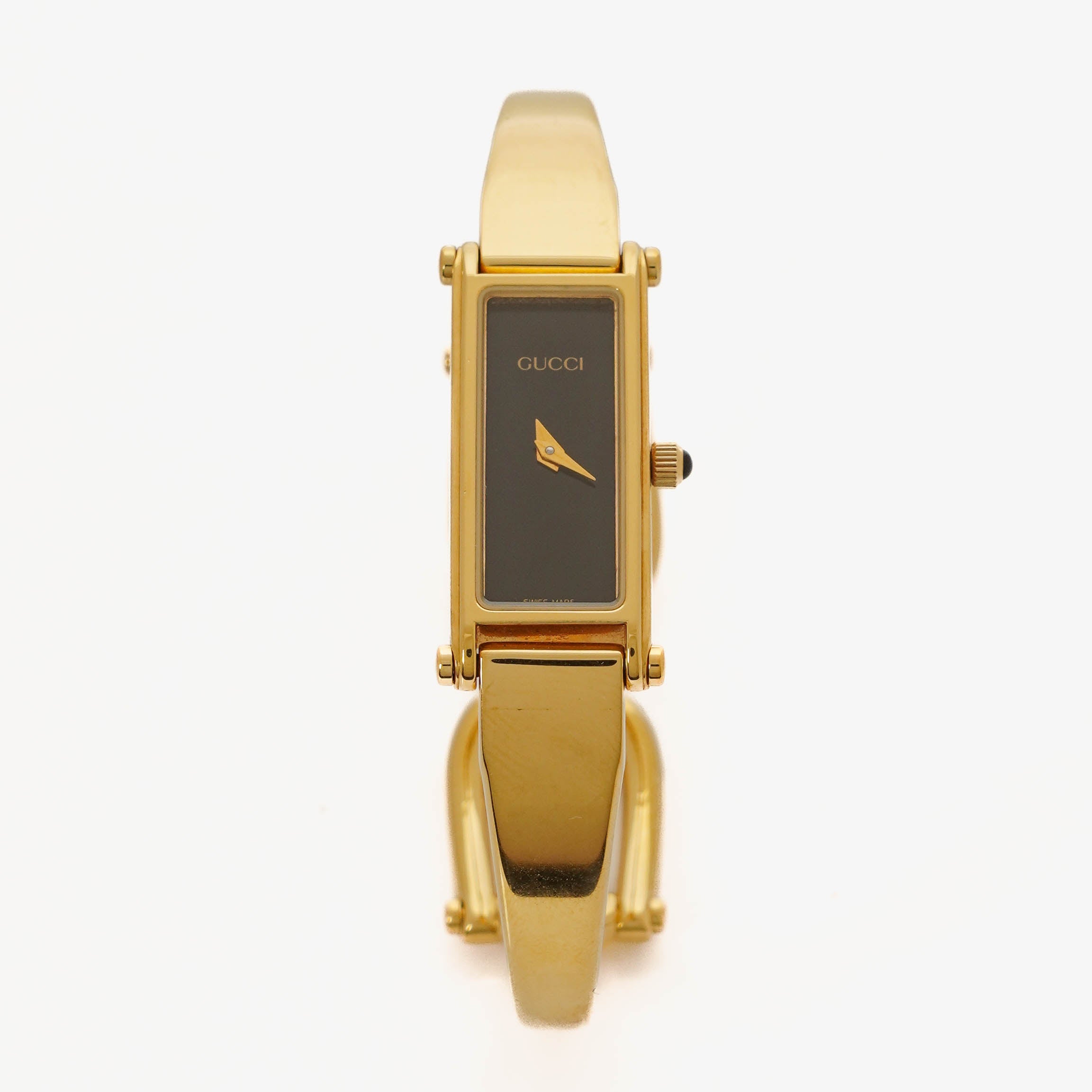 Gucci 1500L Rectangular Stainless Steel Watch