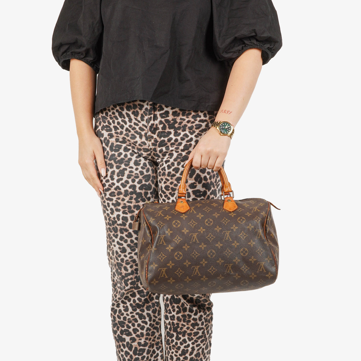 Louis Vuitton Speedy 30 Monogram Canvas Handbag