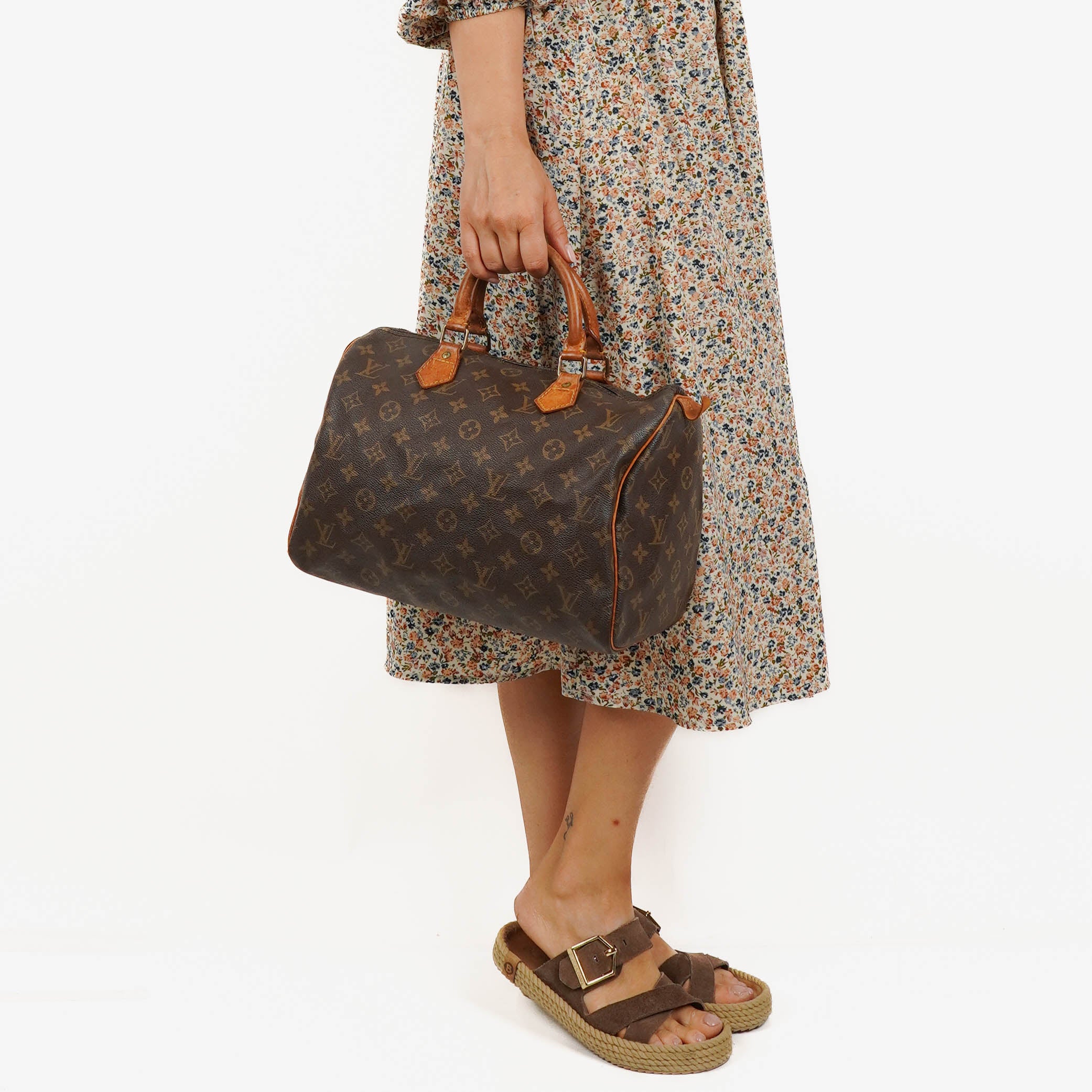 Louis Vuitton Speedy 30 Monogram Canvas Handbag