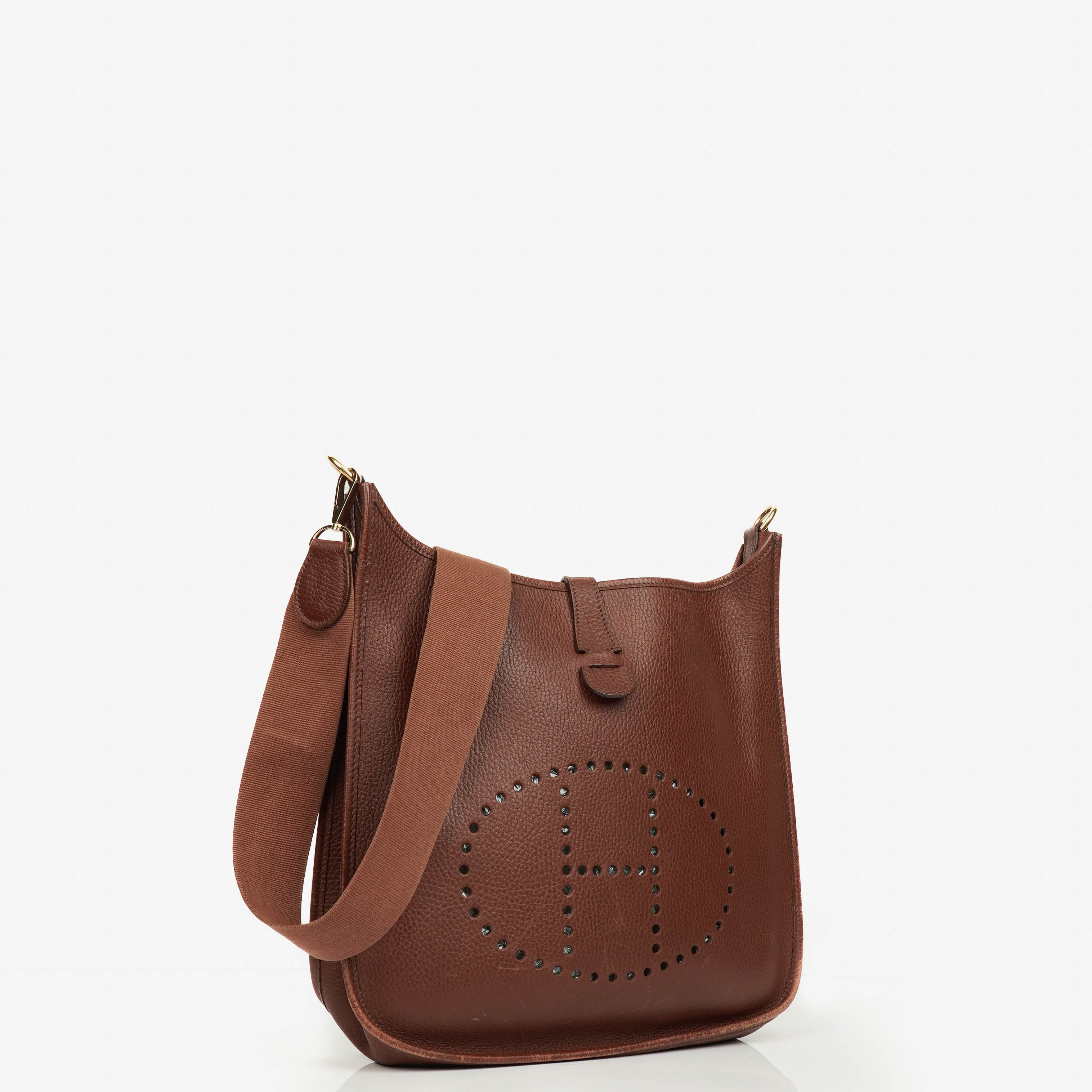 Hermes Evelyne I Clemence Leather Shoulder Bag