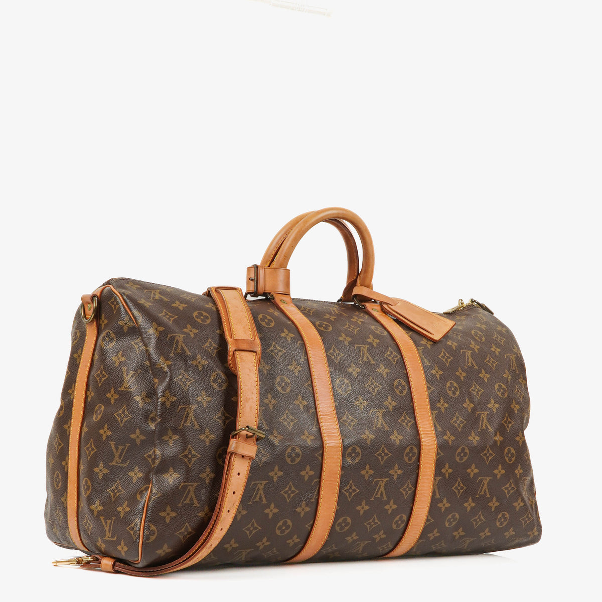 Louis Vuitton Keepall 55 Bandoulière Monogram Canvas Travel Bag